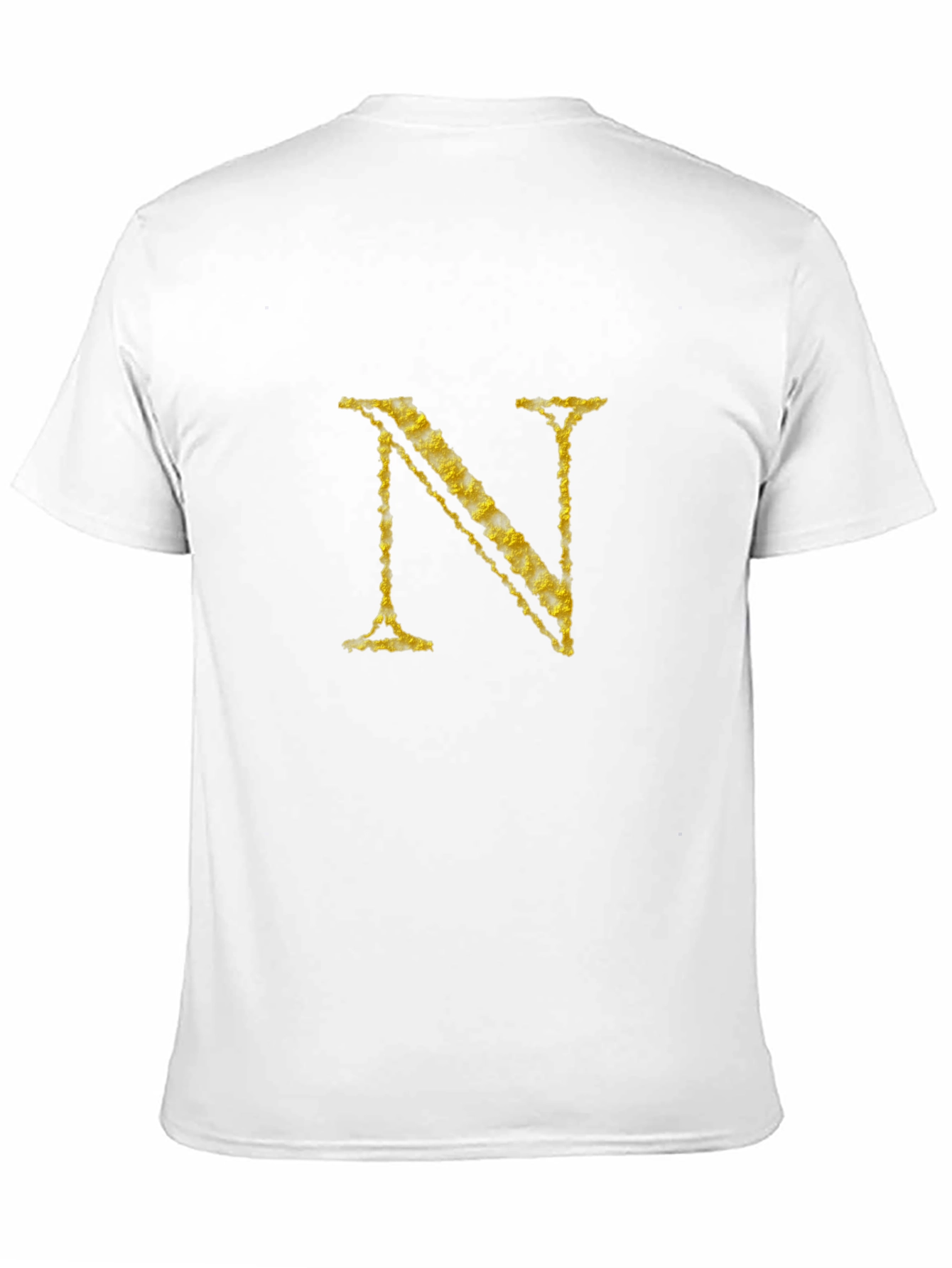 Black Letter "N" Graphic Black T-Shirt view 11