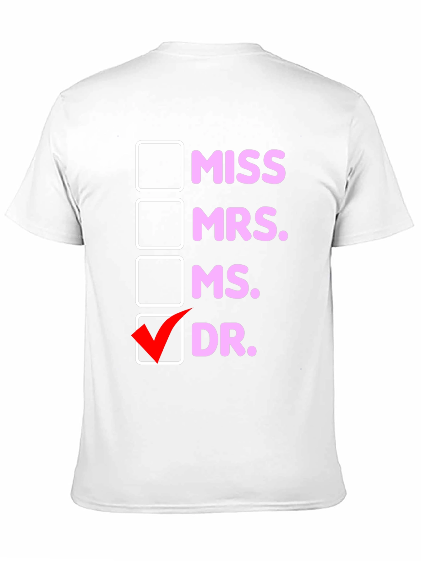 Black Funny Doctor Women's T-Shirt - Title Choice view 11