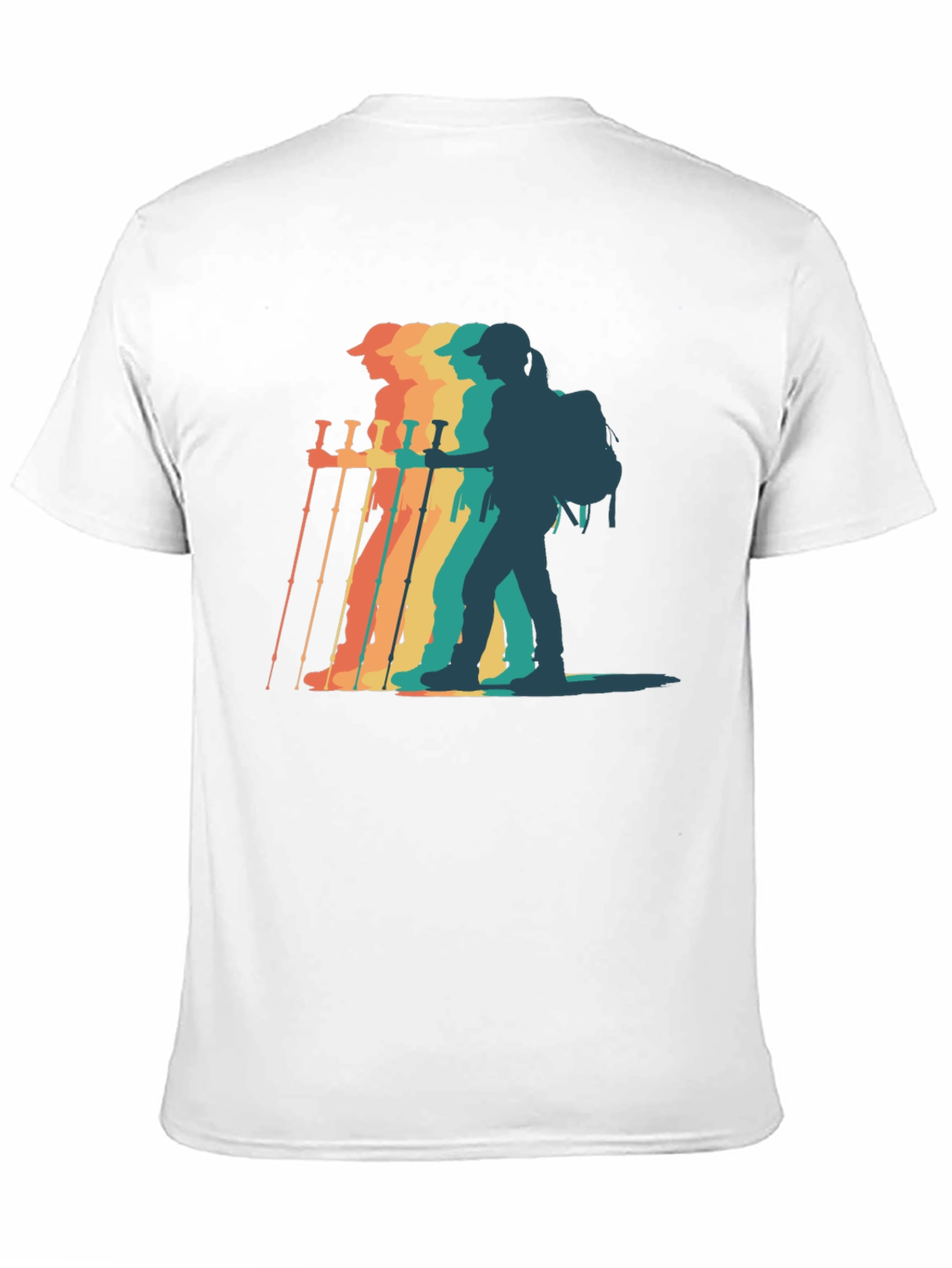 Black Retro Hiker Graphic T-Shirt - Adventure Ready! view 11