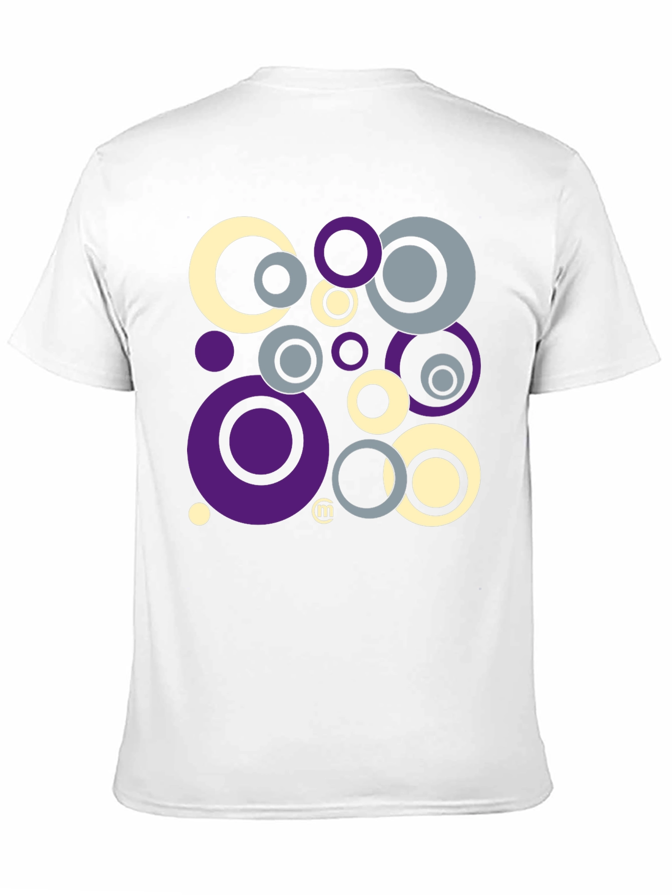 Black Retro Circle Graphic Tee - Black view 11