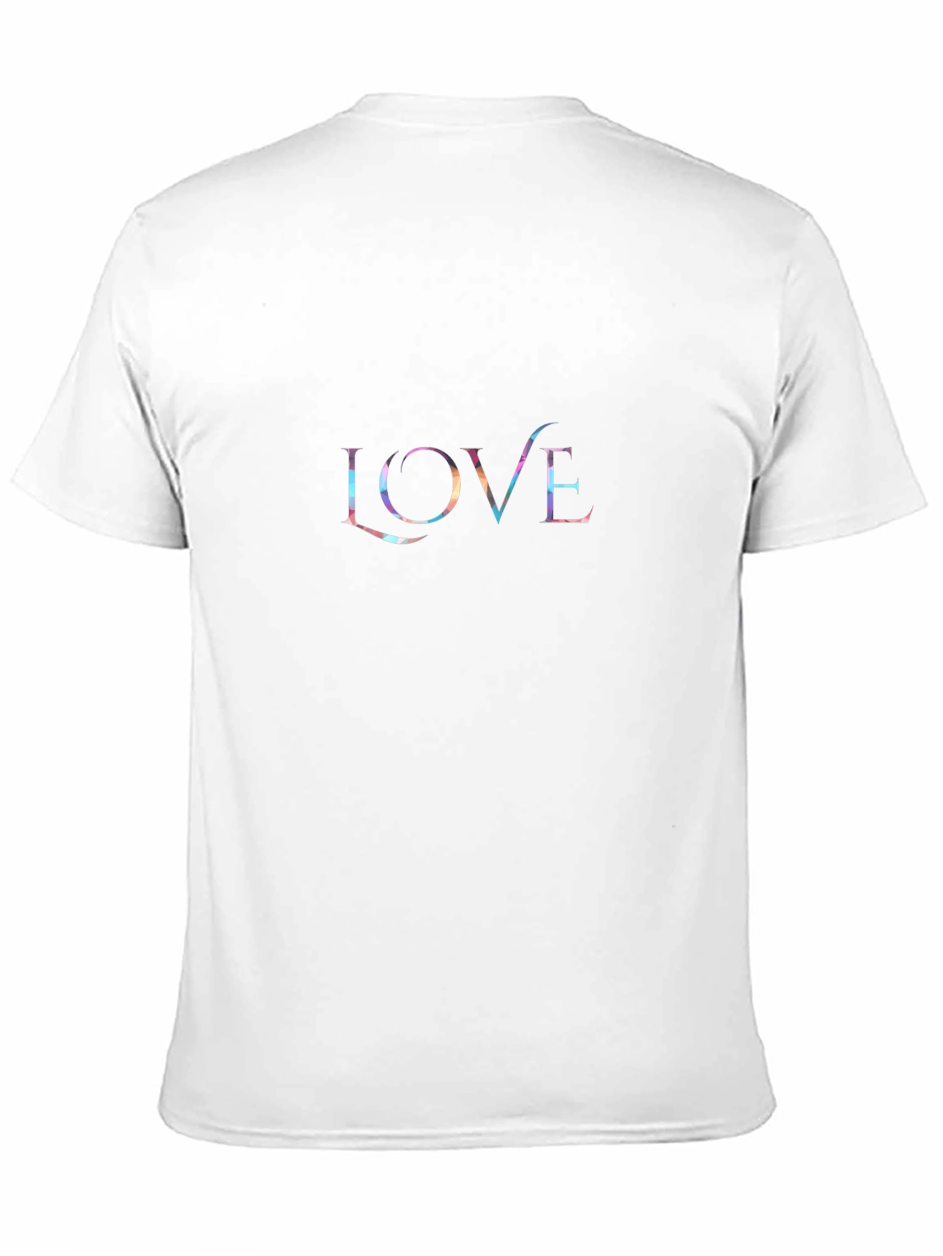 Black LOVE Graphic Black T-Shirt view 11
