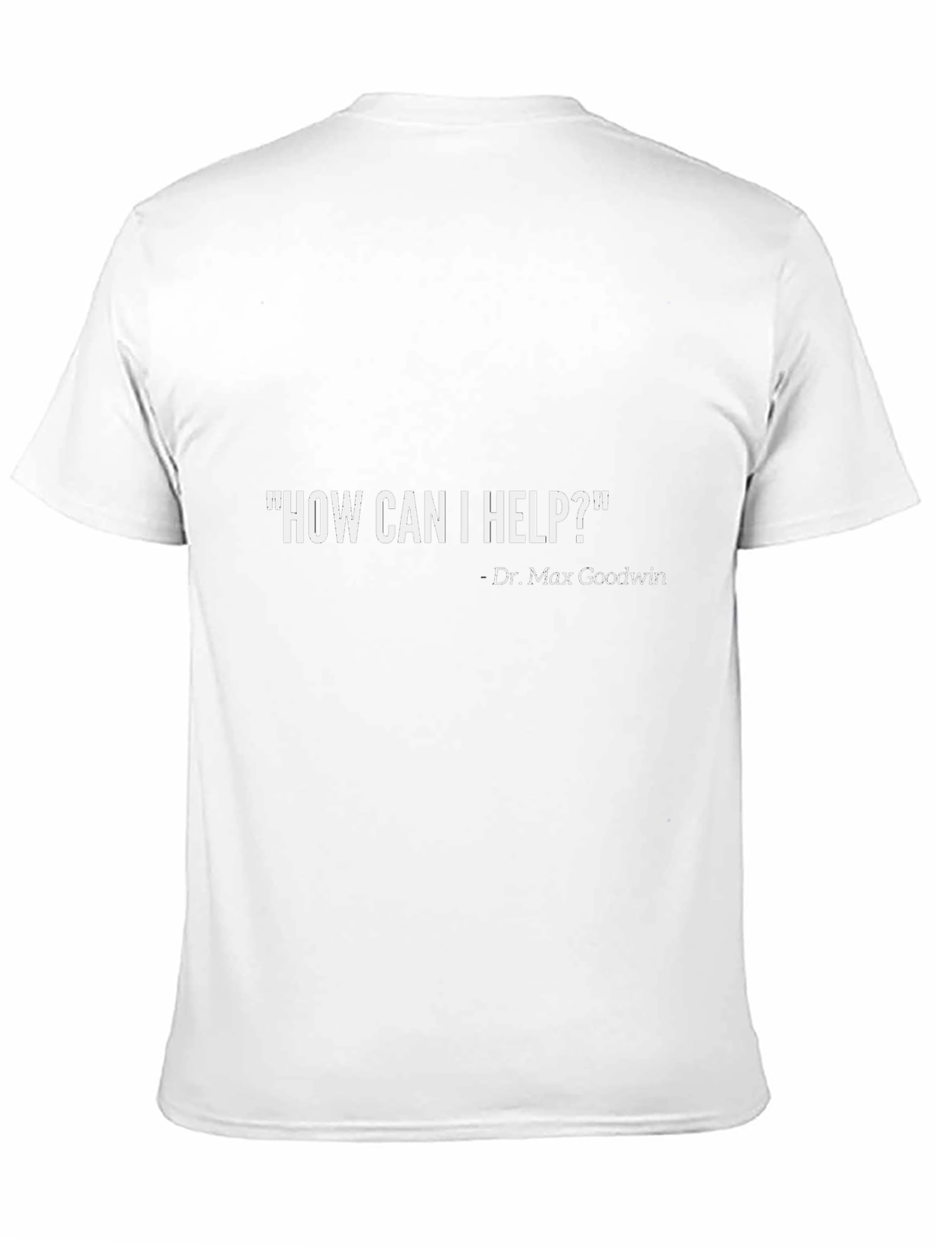Black How Can I Help? T-Shirt view 11