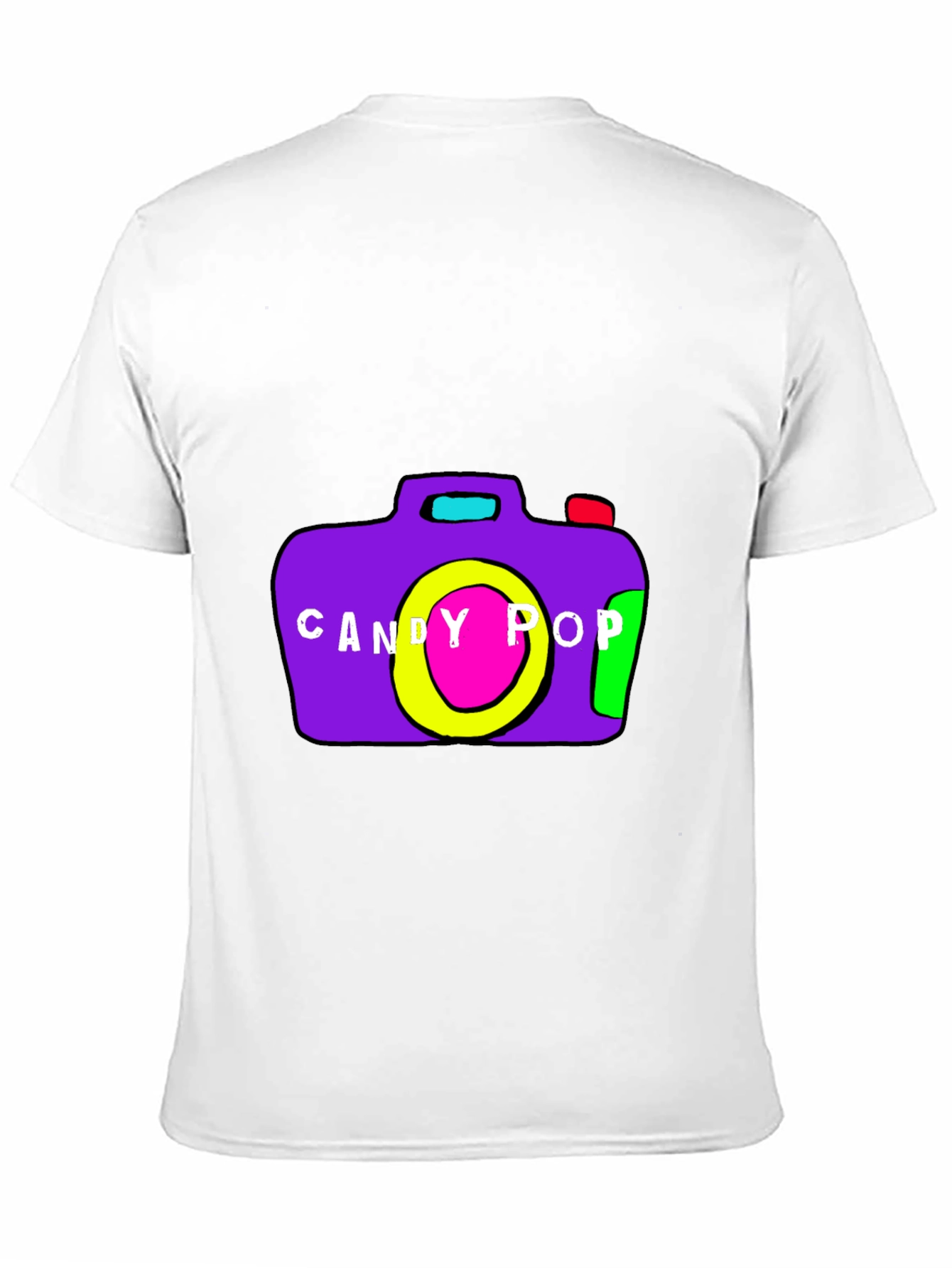 Black Candy Pop Camera Graphic Tee - Black view 11