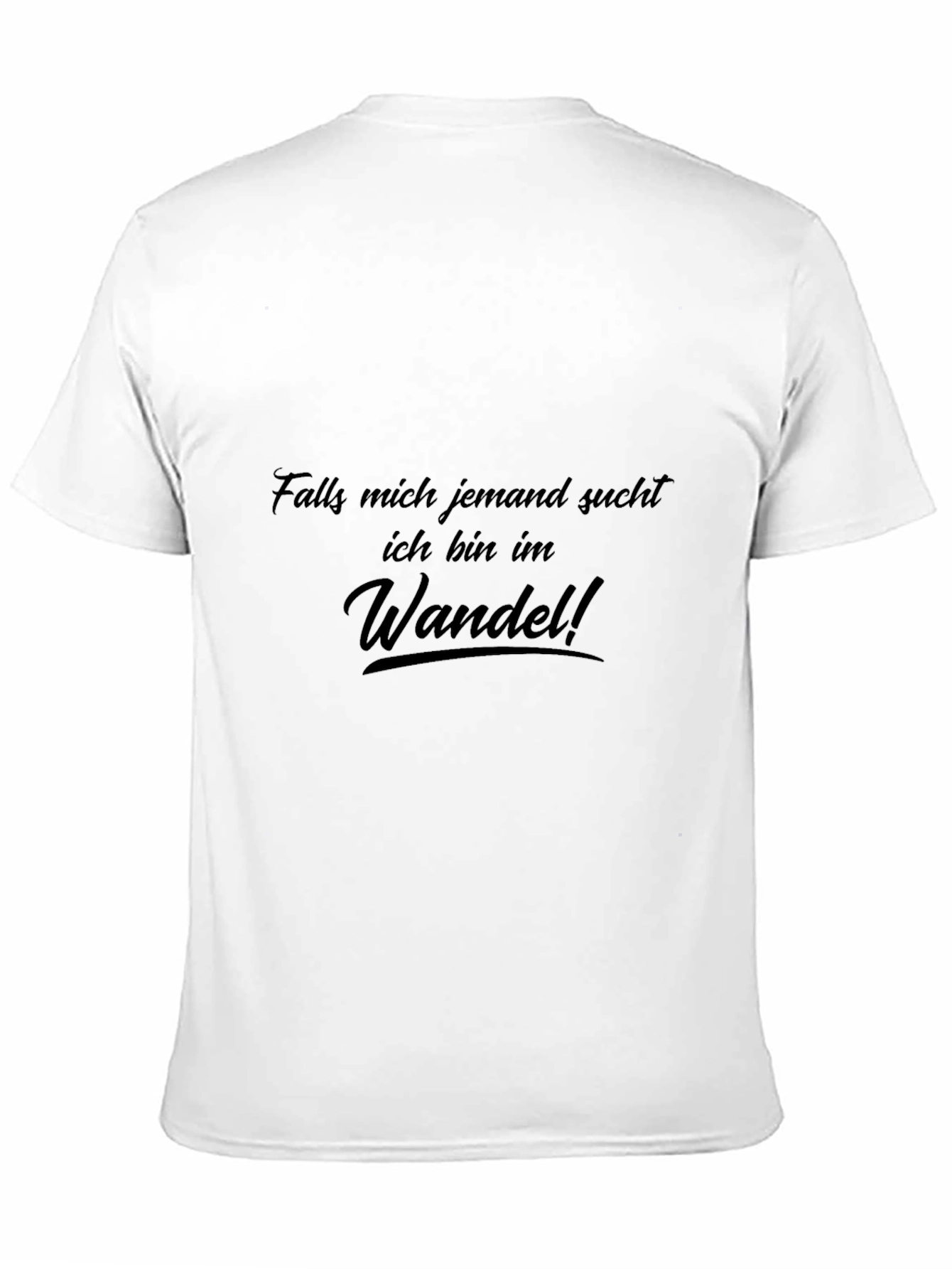 Black Men's Black T-Shirt - Wandell Graphic Tee view 11