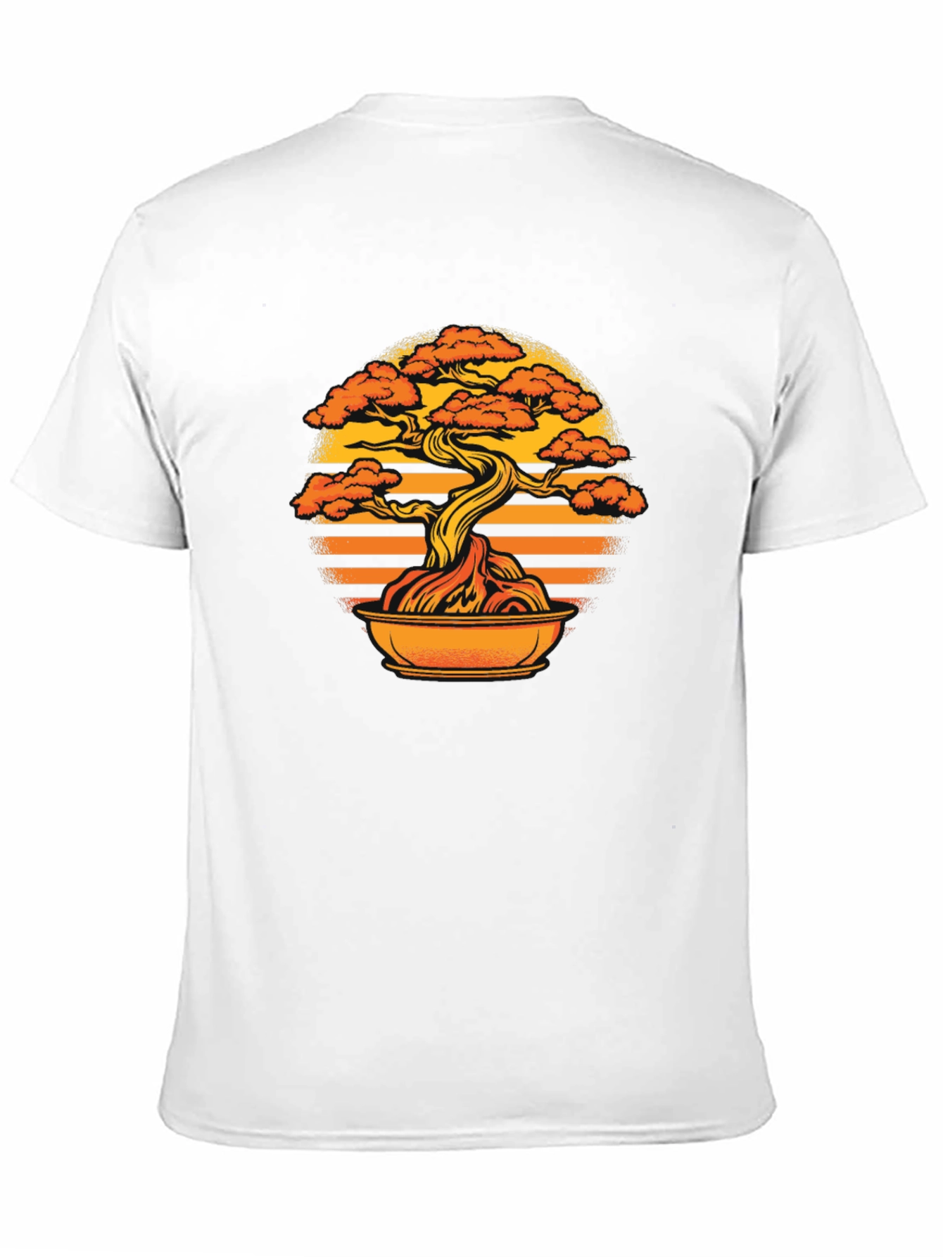 Black Bonsai Sunset Graphic Tee - Black view 11