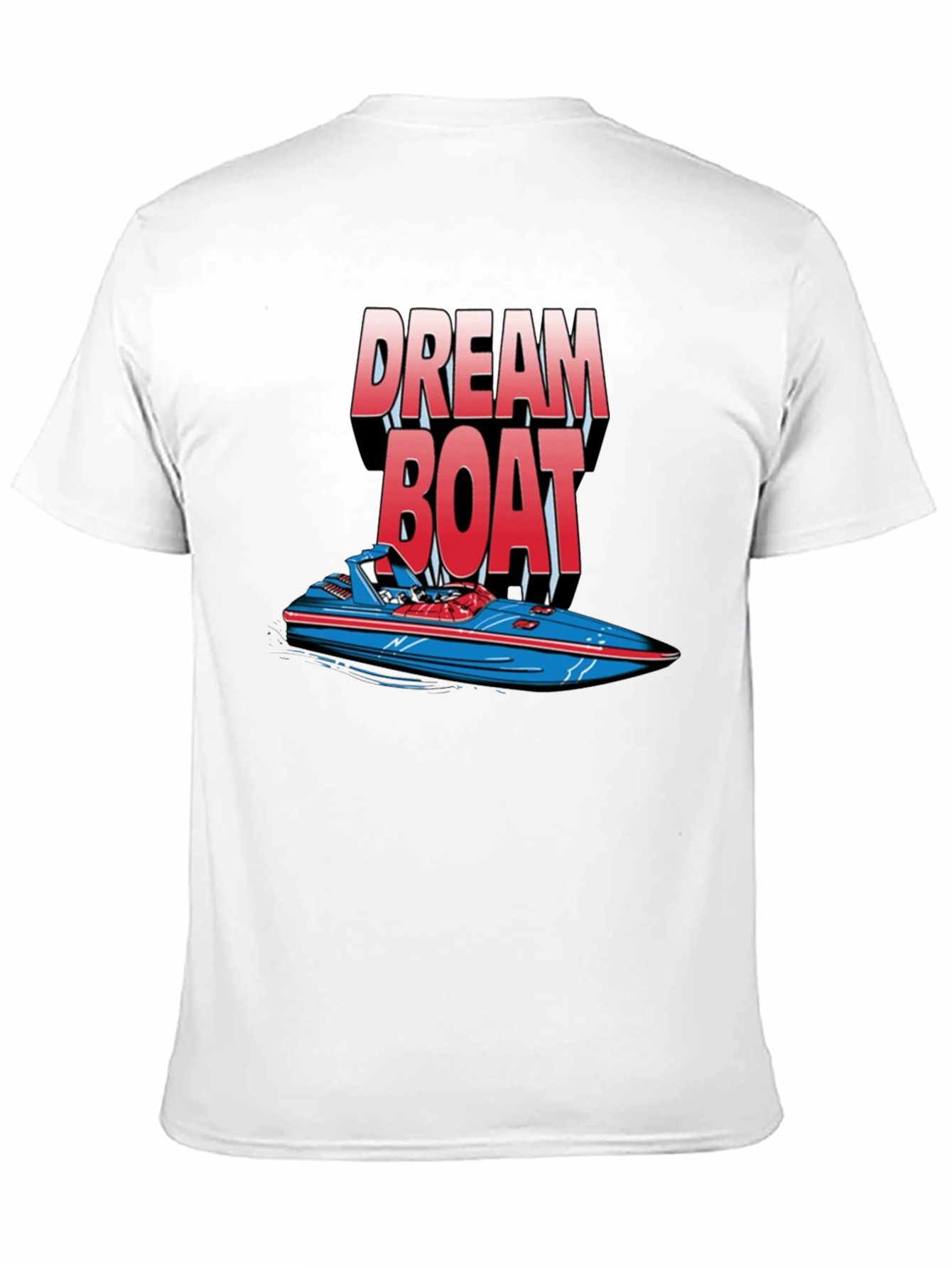 Black Dream Boat Graphic T-Shirt - Black Cotton Tee view 11
