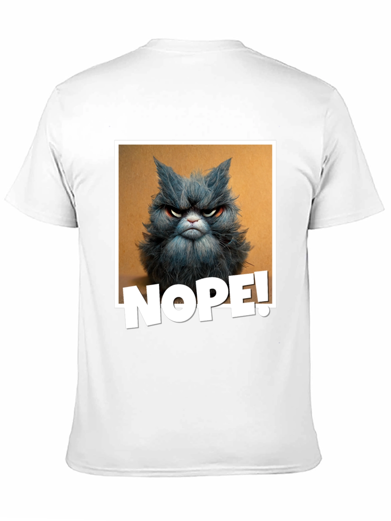 Black Grumpy Cat "NOPE!" Graphic Tee view 11