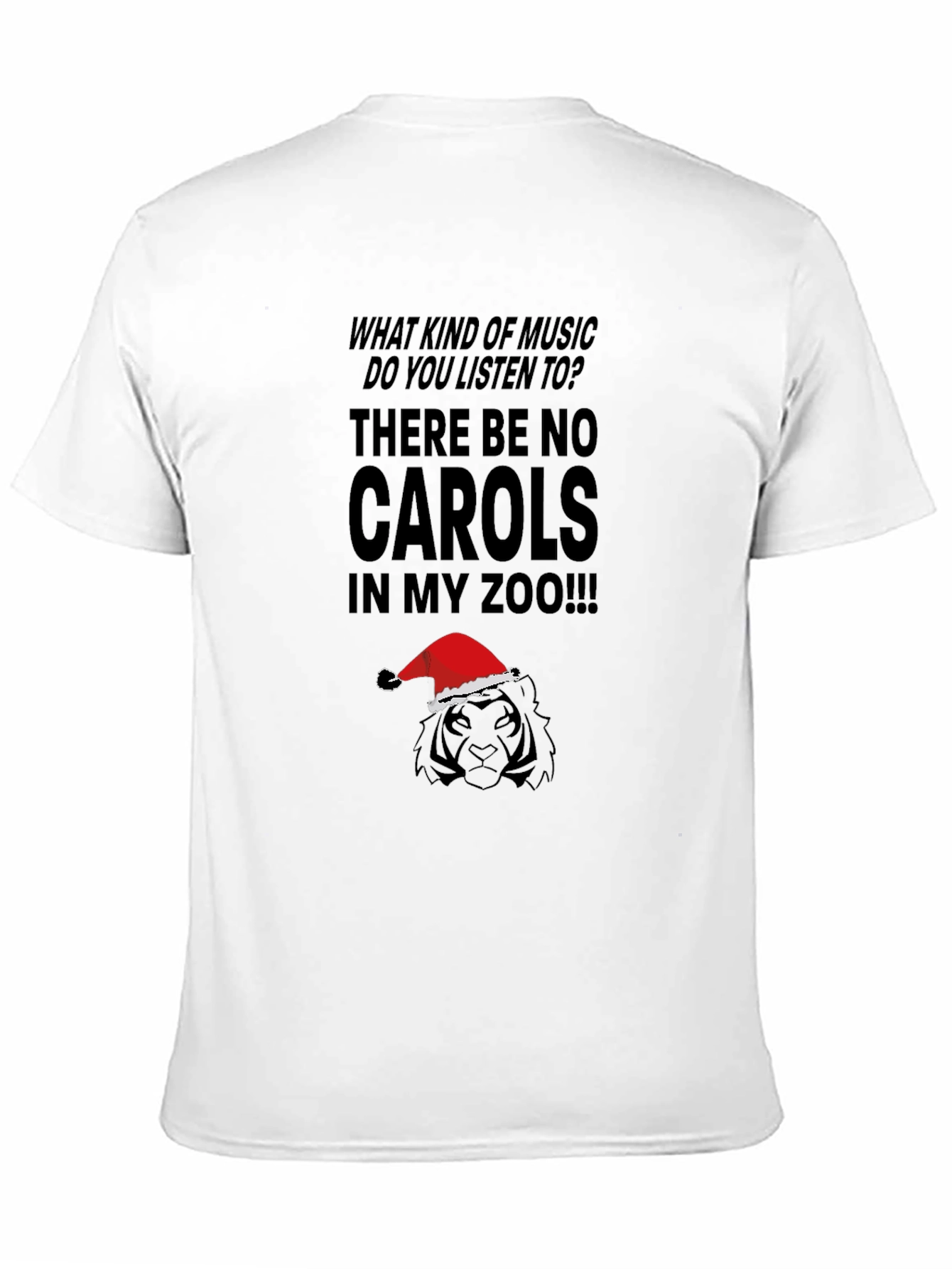 Black Funny Music Lover Christmas T-Shirt view 11