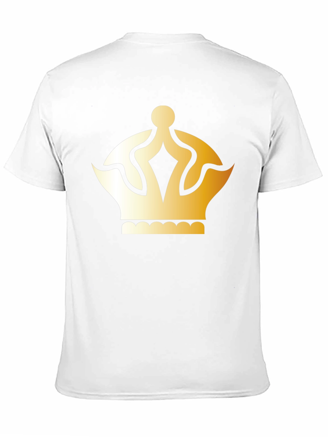 Black Gold Crown Graphic T-Shirt - Classic Style view 11