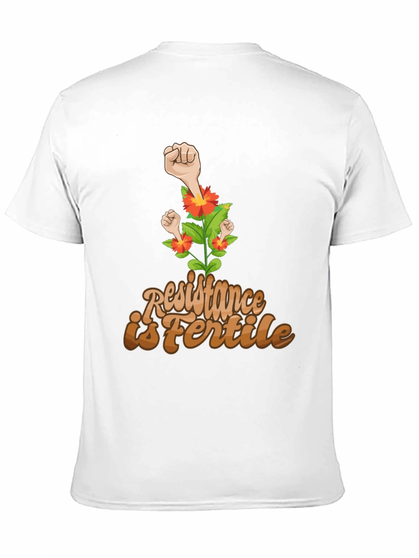 Black Resistance Is Fertile Graphic Tee view 11