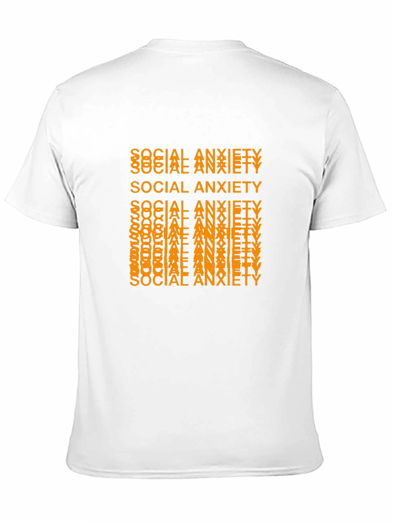 Black Social Anxiety Graphic Tee - Trendy Statement Shirt view 11