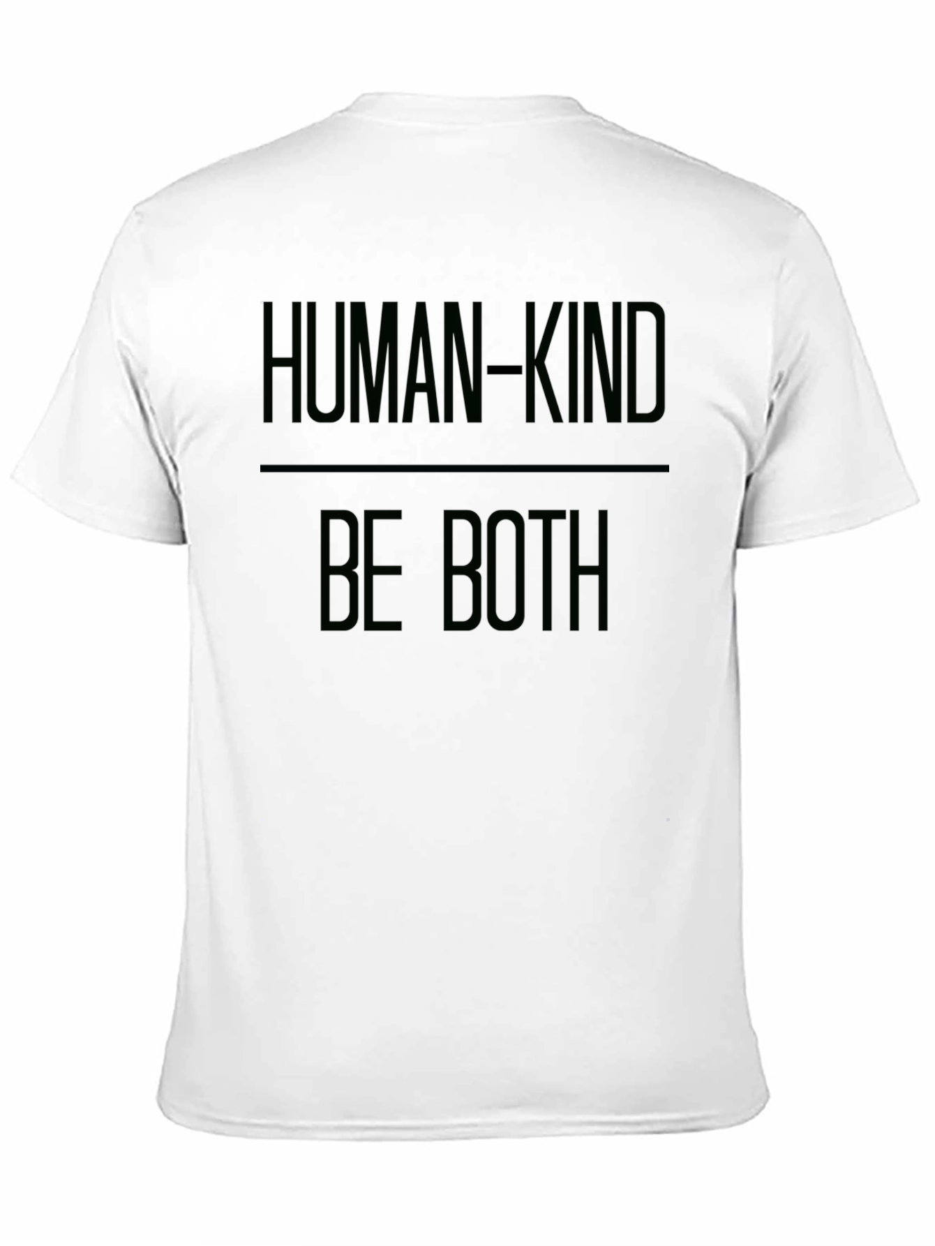 Black Human-Kind Be Both Black Graphic Tee view 11