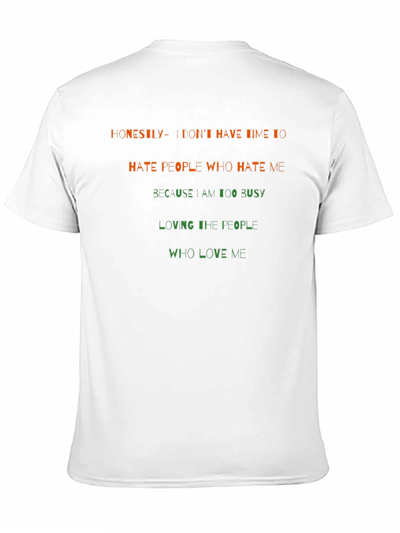 Black Honesty Slogan Graphic Tee - Black view 11