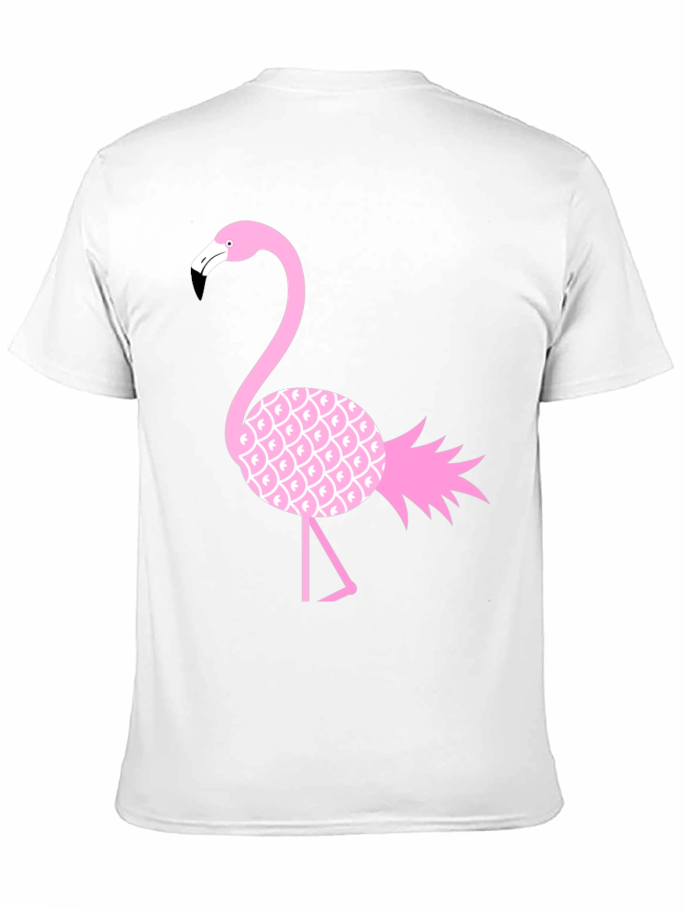 Black Black Flamingo Pineapple T-Shirt view 11