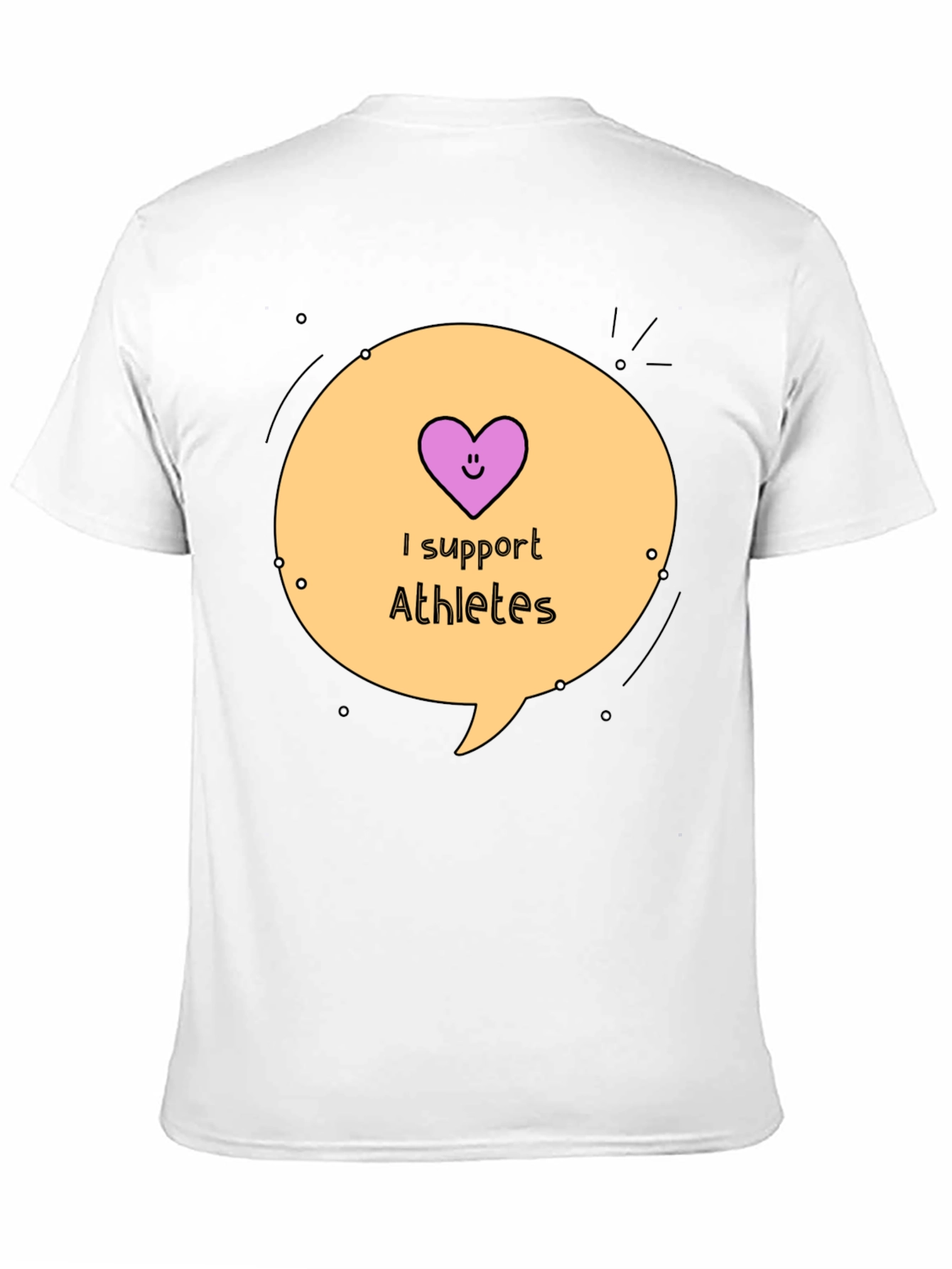 I Support Athletes Graphic Tee - 11