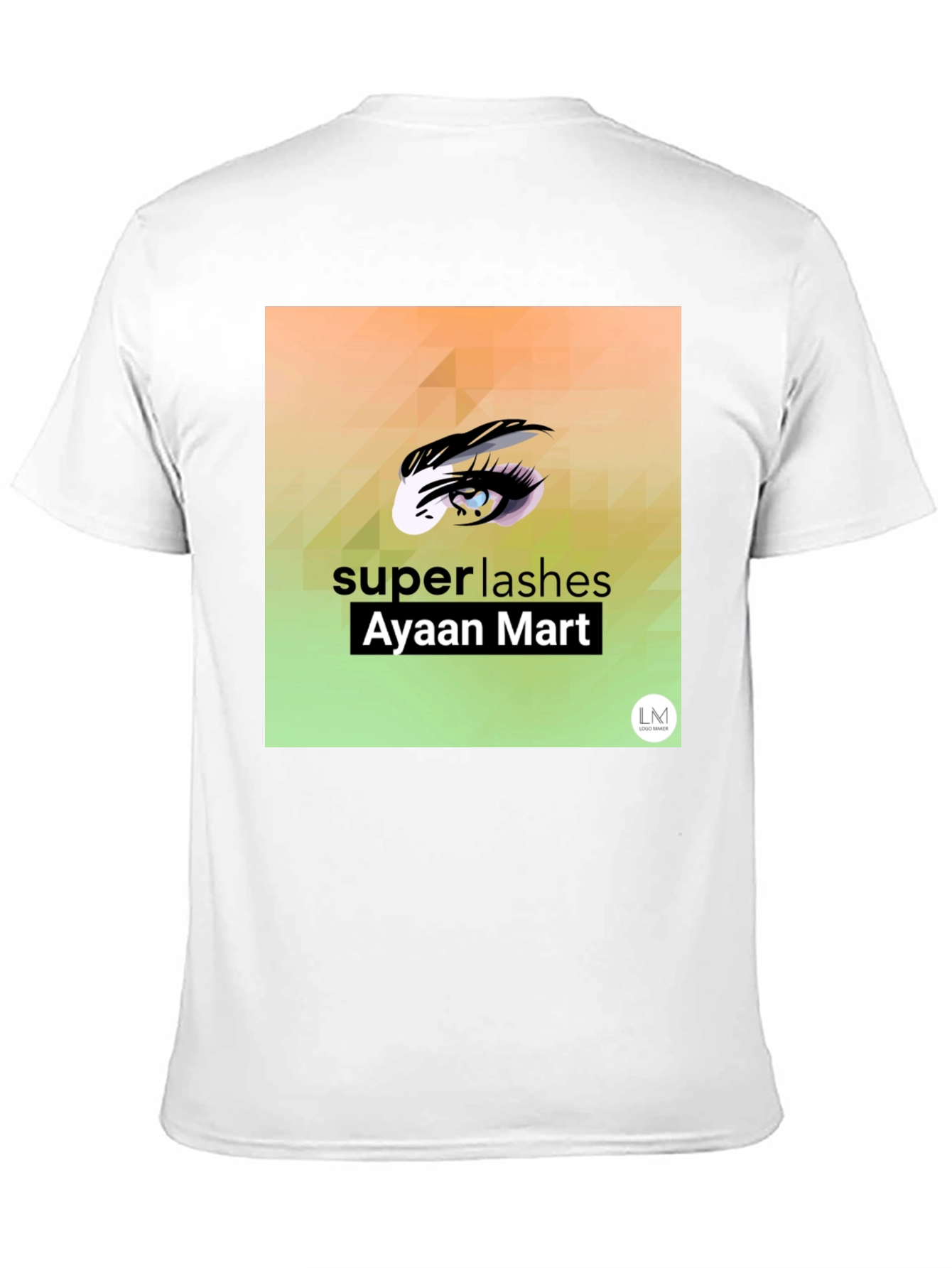 Black Super Lashes Graphic Tee - Eye Design view 11