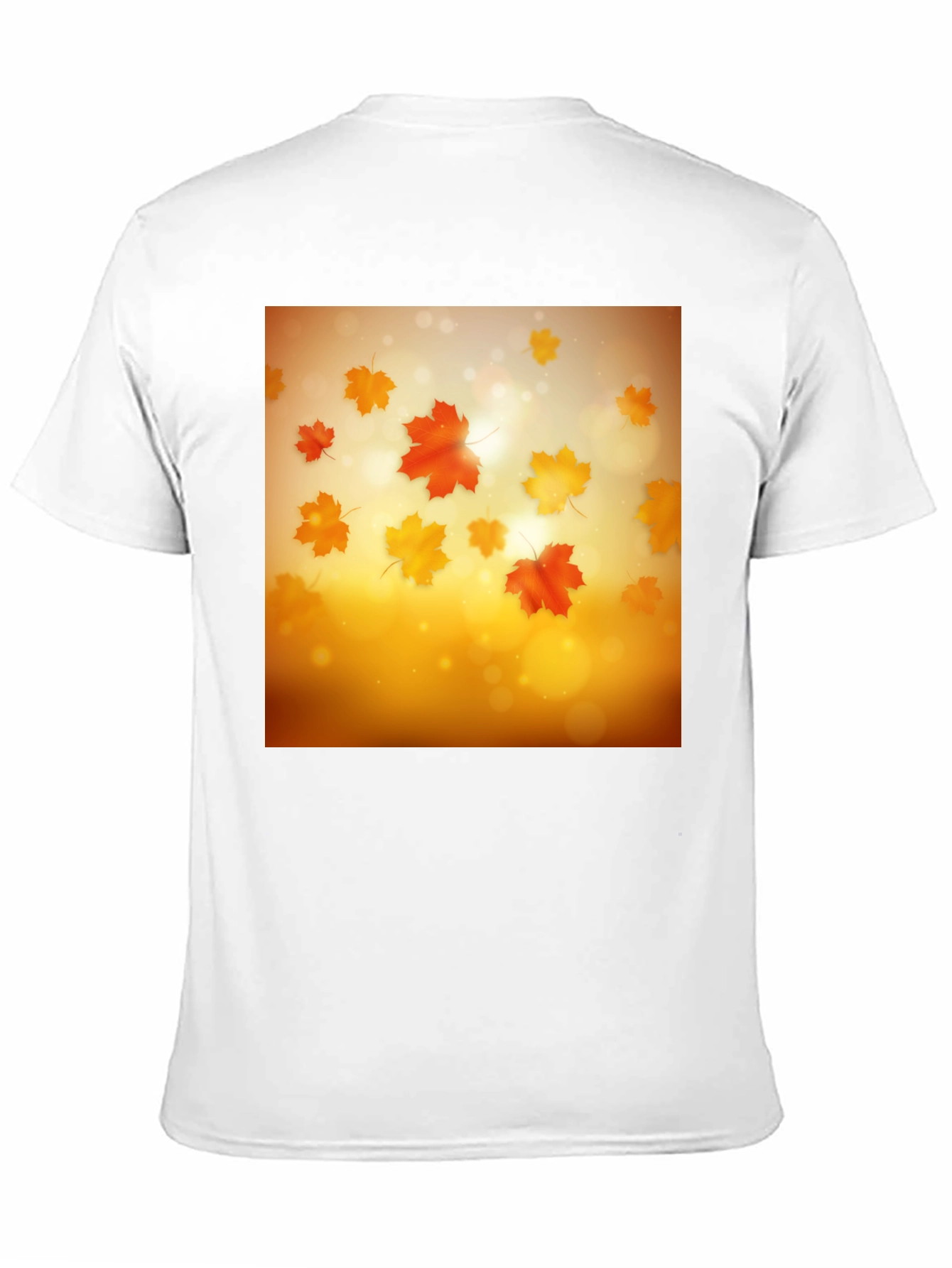 Black Autumn Leaves T-Shirt - Seasonal Style view 11