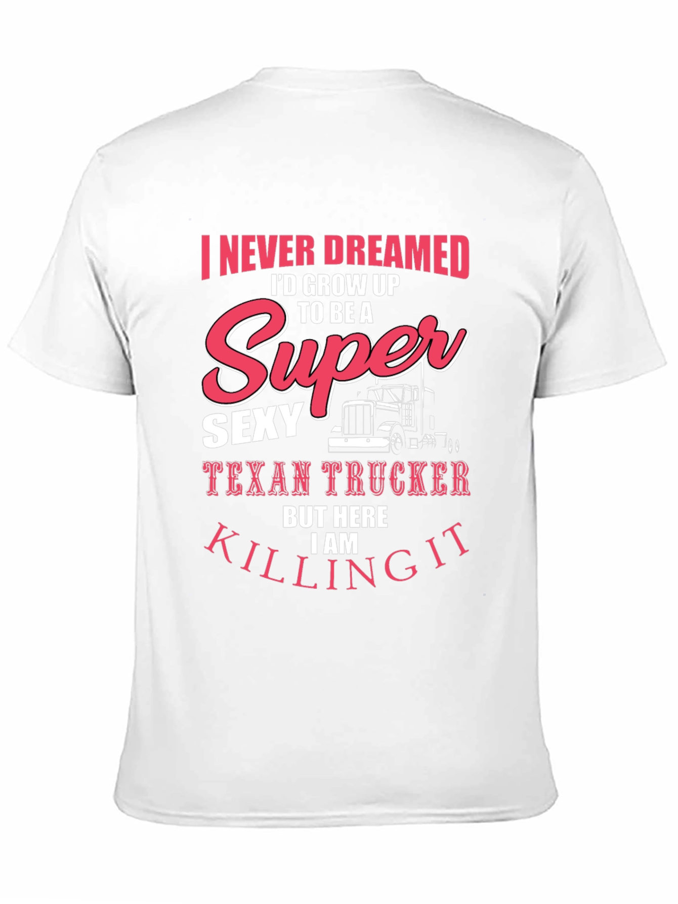 Black Sexy Texan Trucker T-Shirt - Funny Novelty Tee view 11