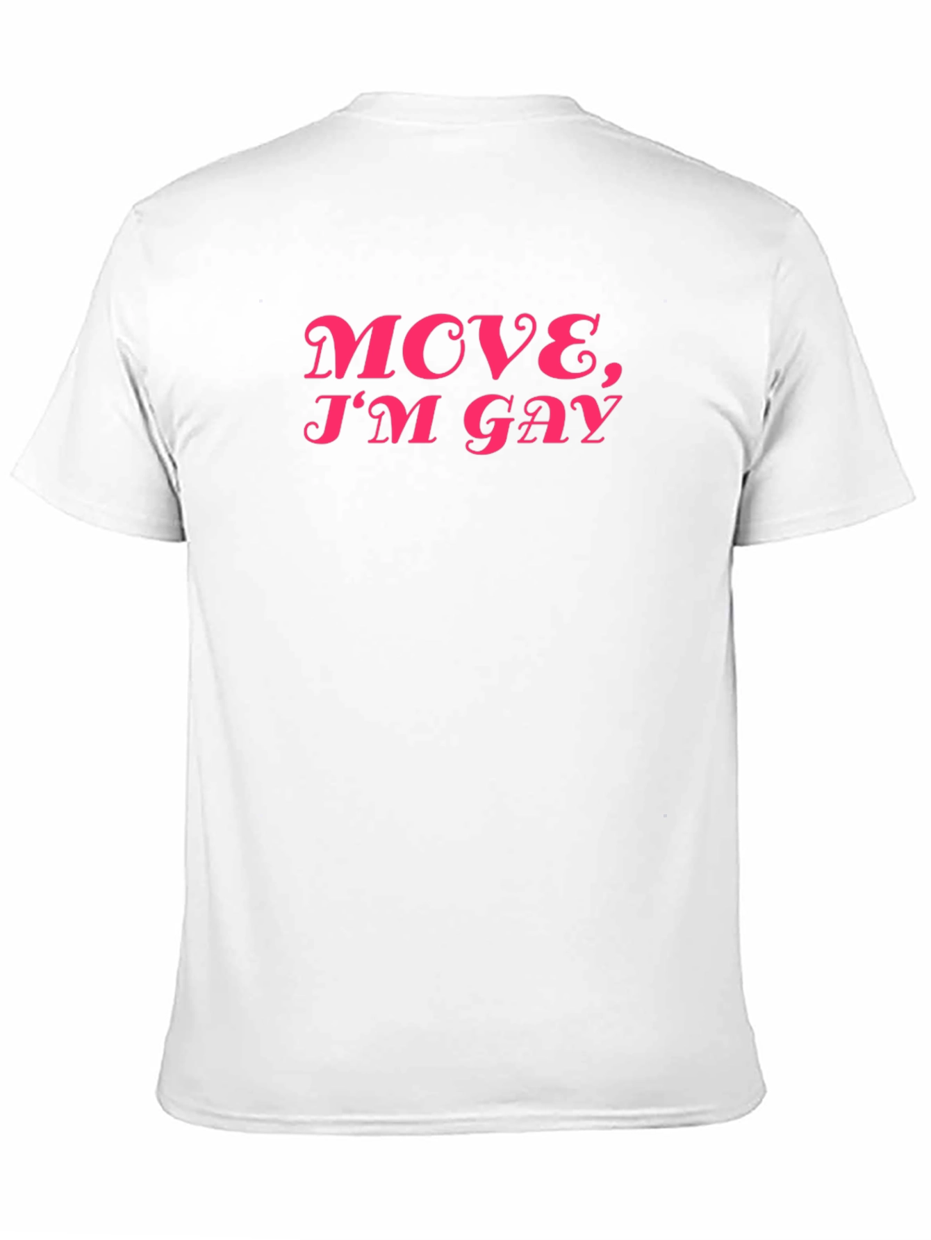 Black Move, I'm Gay Graphic Tee - Black view 11