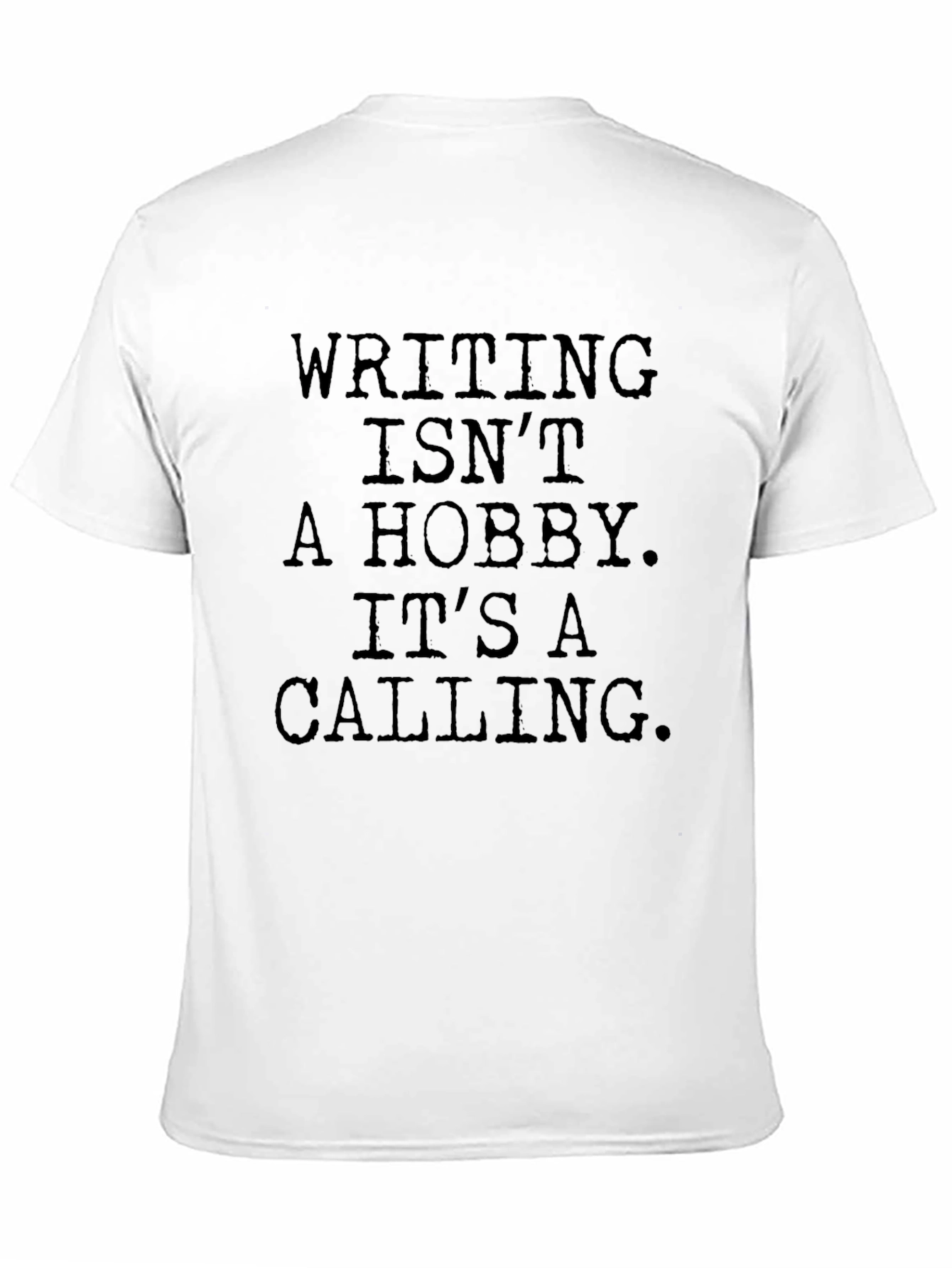 Writer's Calling Graphic Tee - Black Cotton T-Shirt - 11