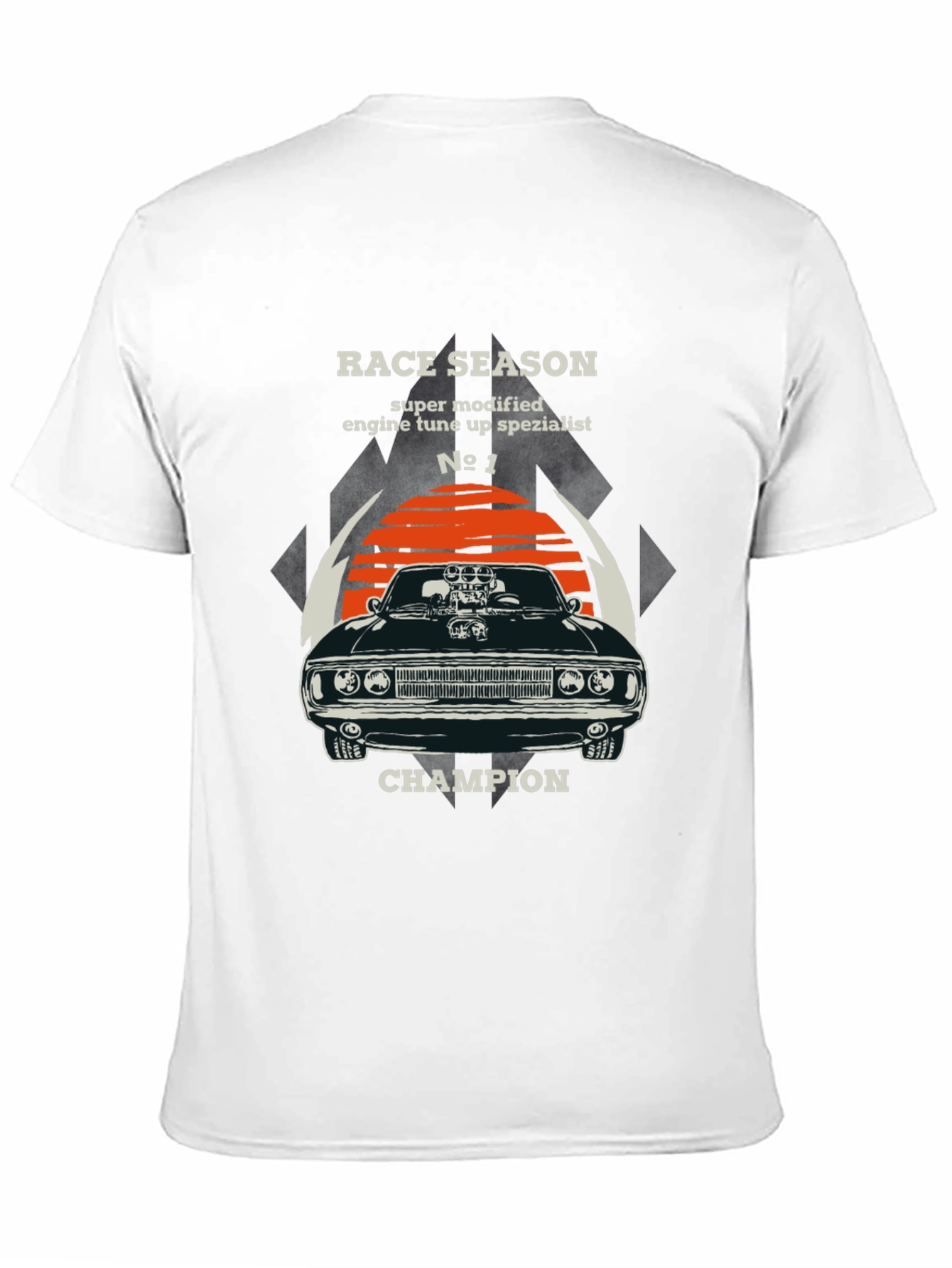 Black Race Season Champion Graphic T-Shirt view 11