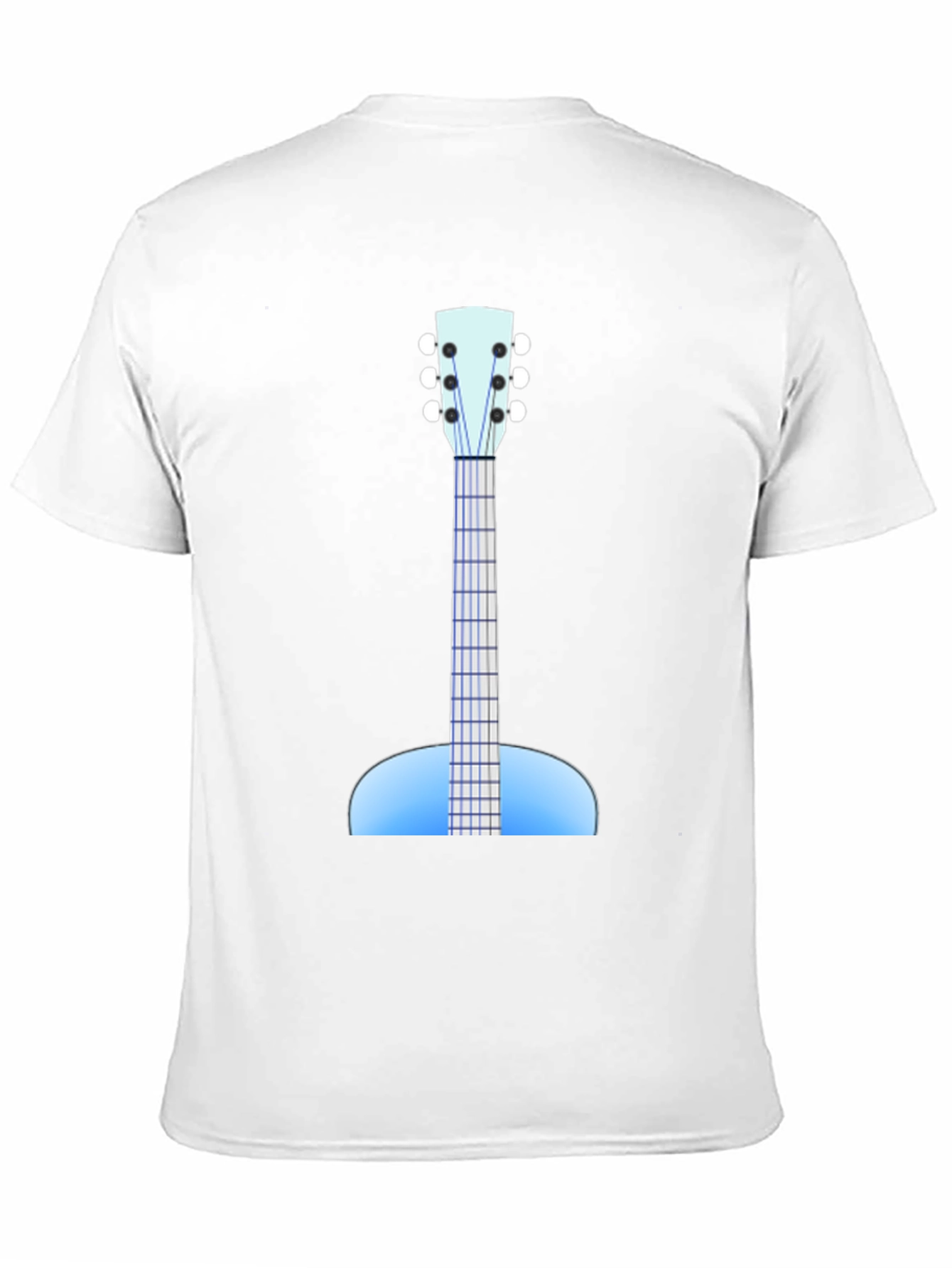 Black Guitar Graphic Black Tee - Music Lover's Apparel view 11