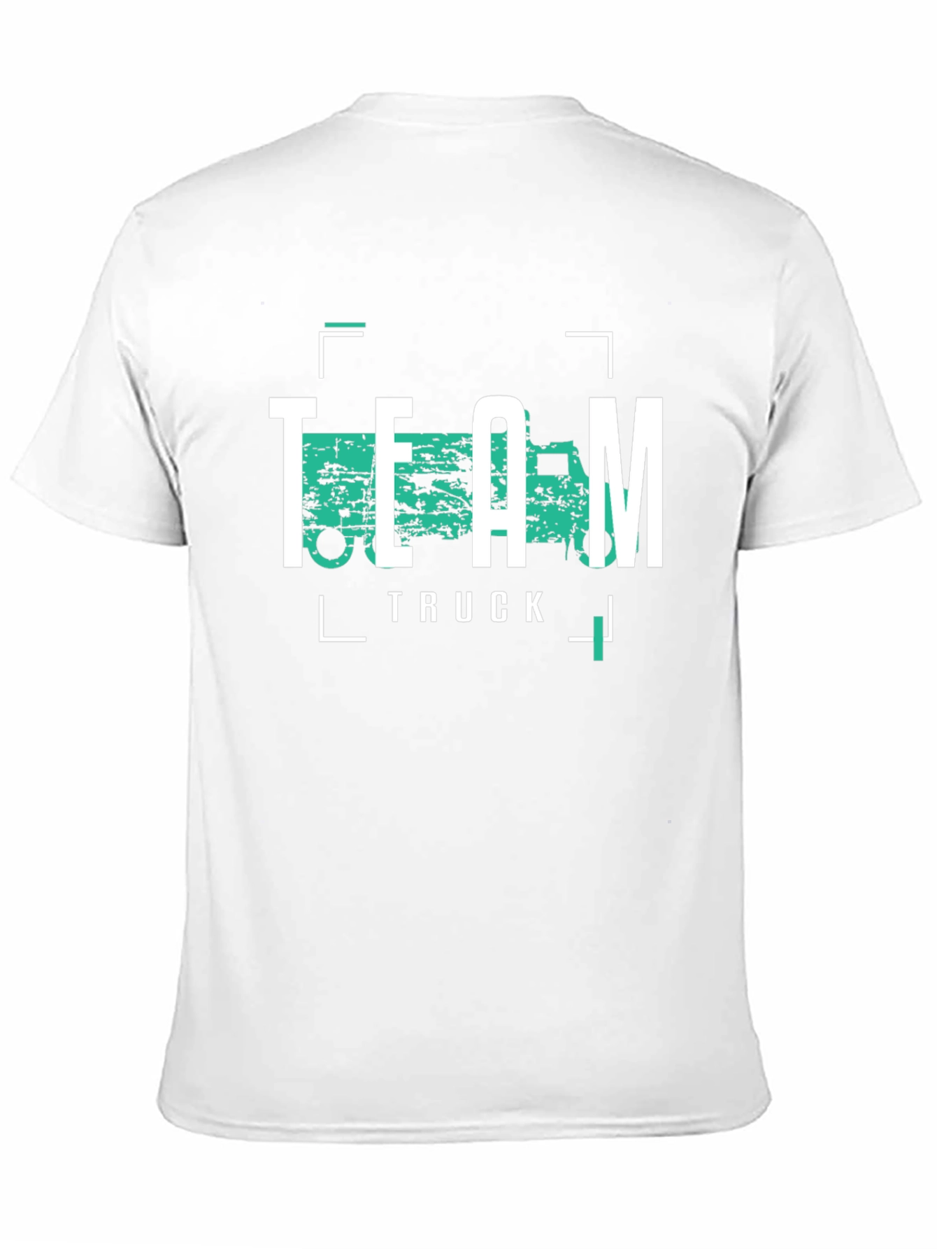 Black Team Truck Graphic Tee - Cool Black T-Shirt view 11