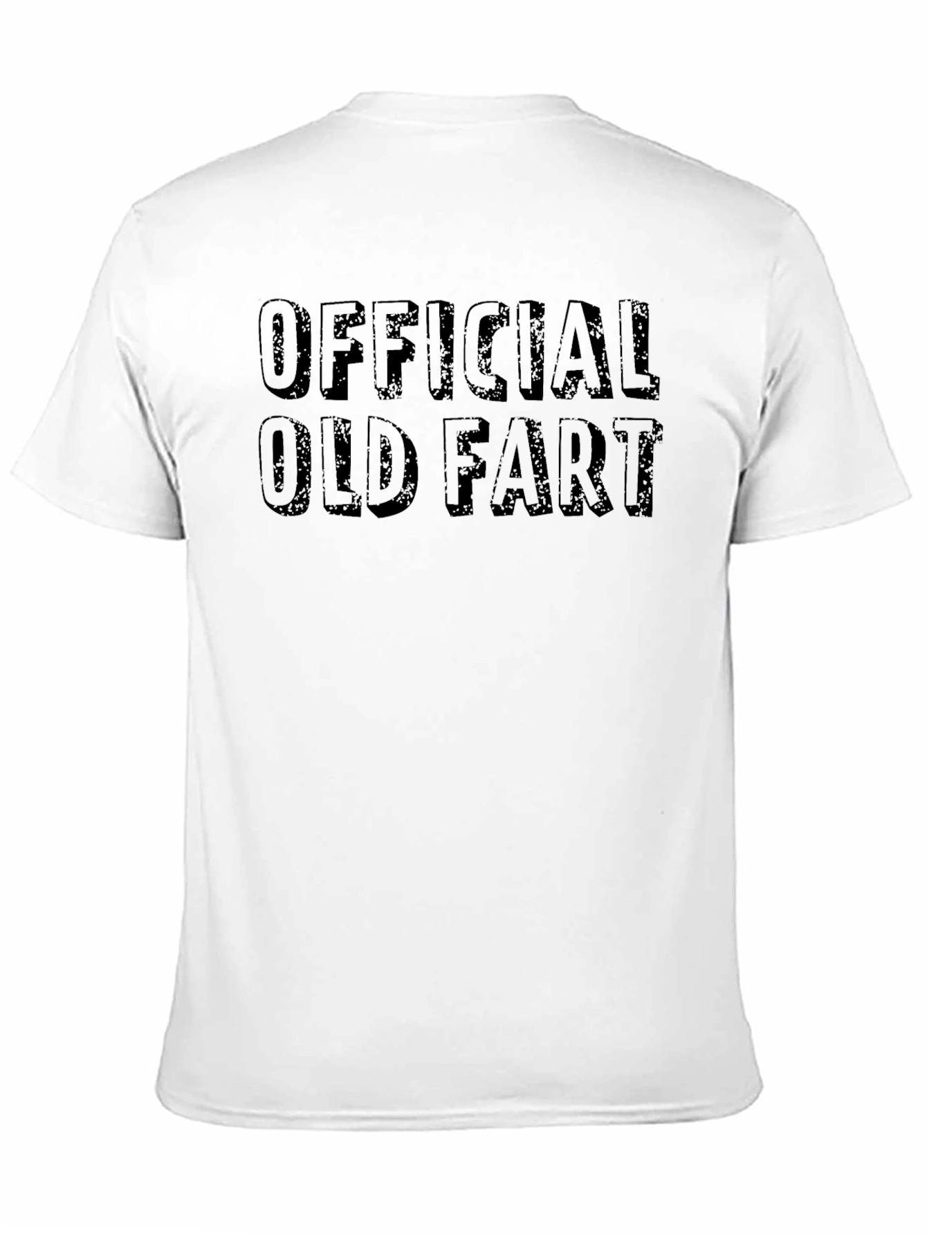 Black Official Old Fart Black T-Shirt - Humorous Tee view 11