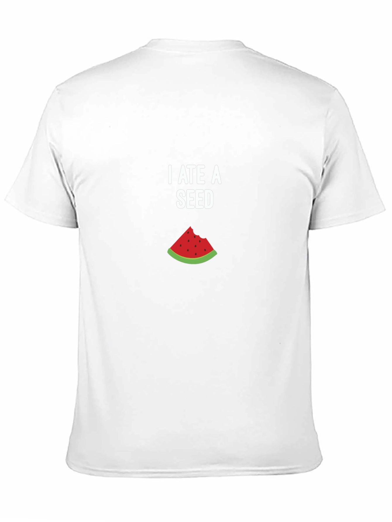 Black I Ate A Seed T-Shirt - Funny Watermelon Graphic Tee view 11