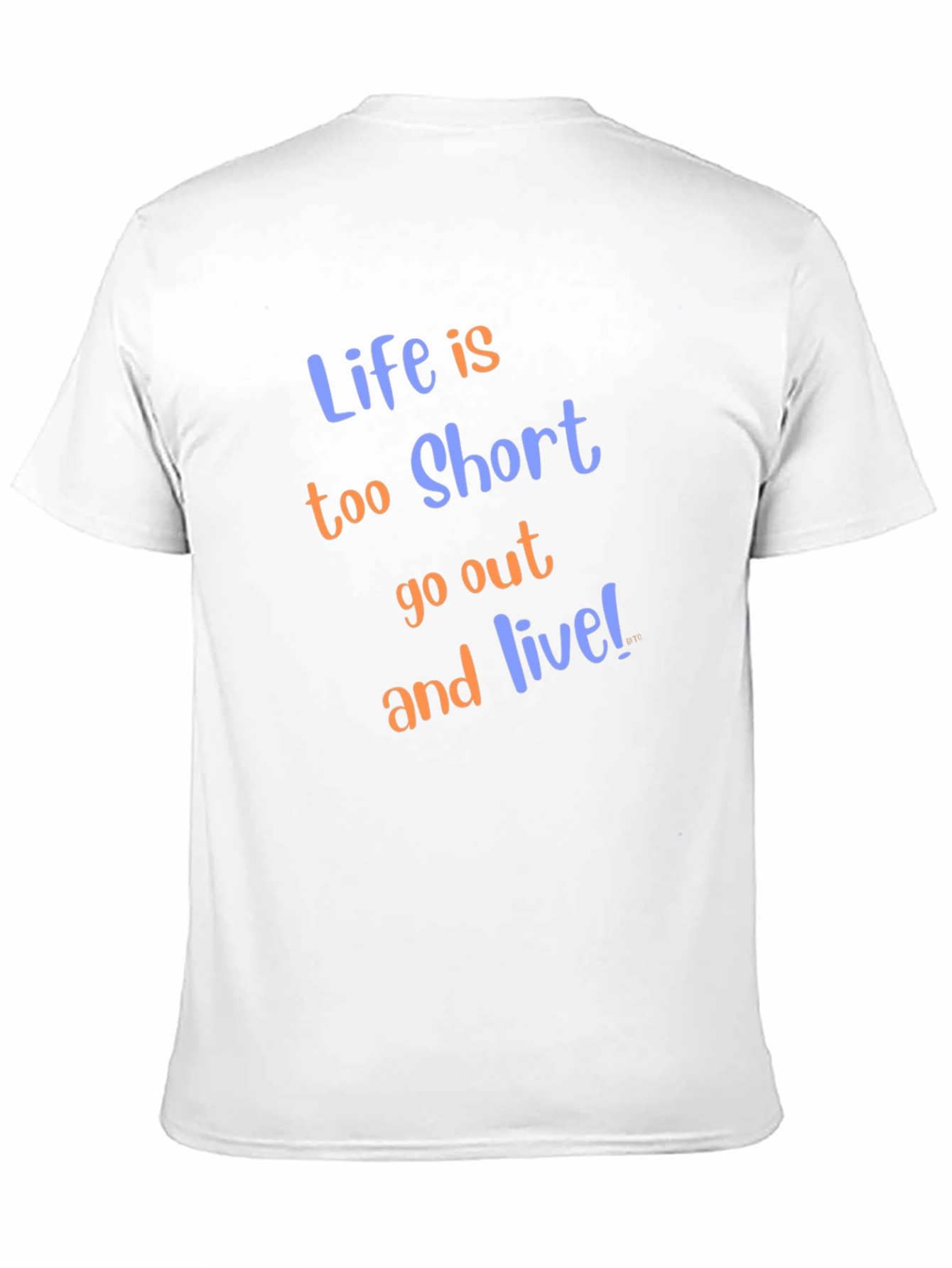 Black Life Is Too Short Graphic Tee view 11