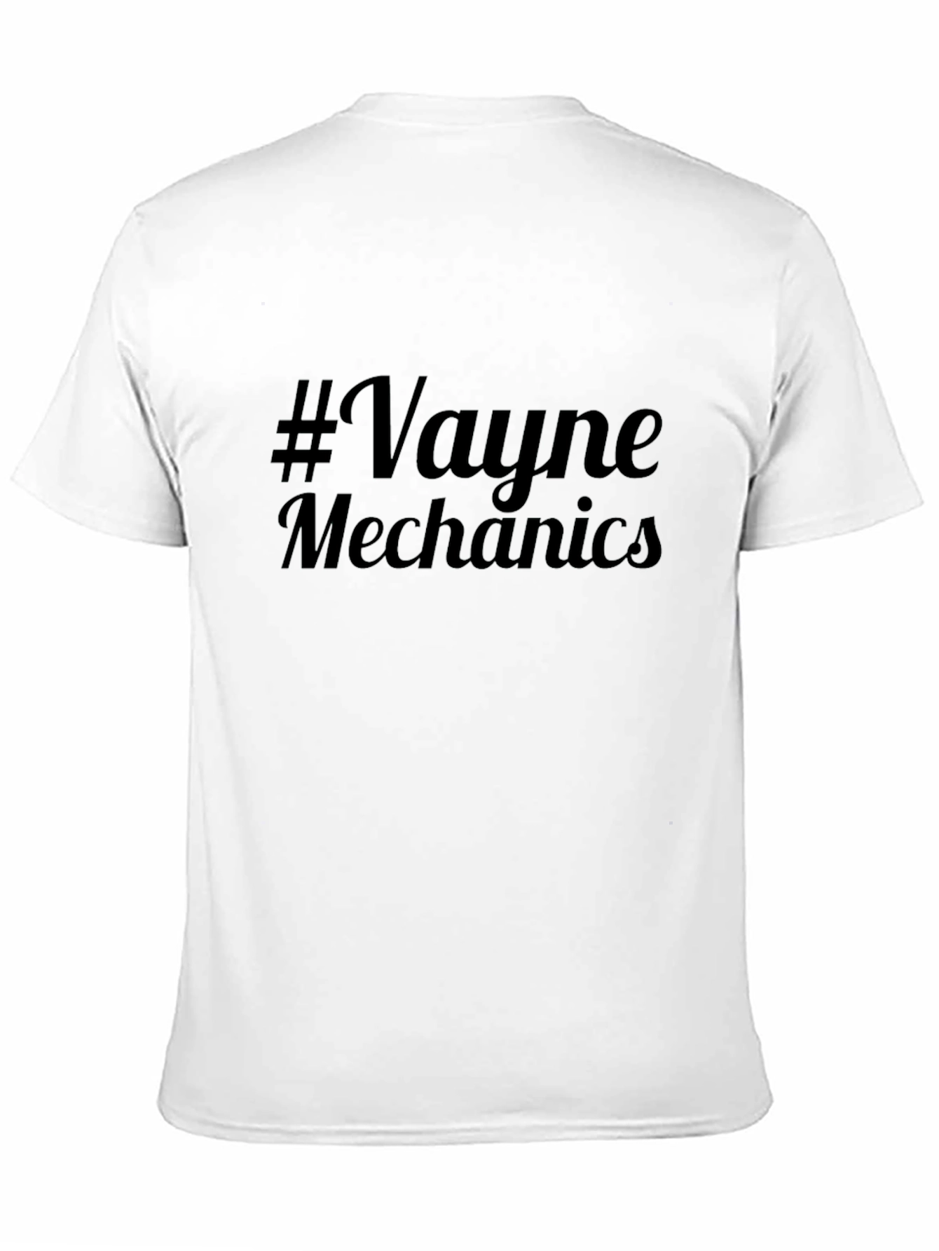 Black Vayne Mechanics Black T-Shirt view 11