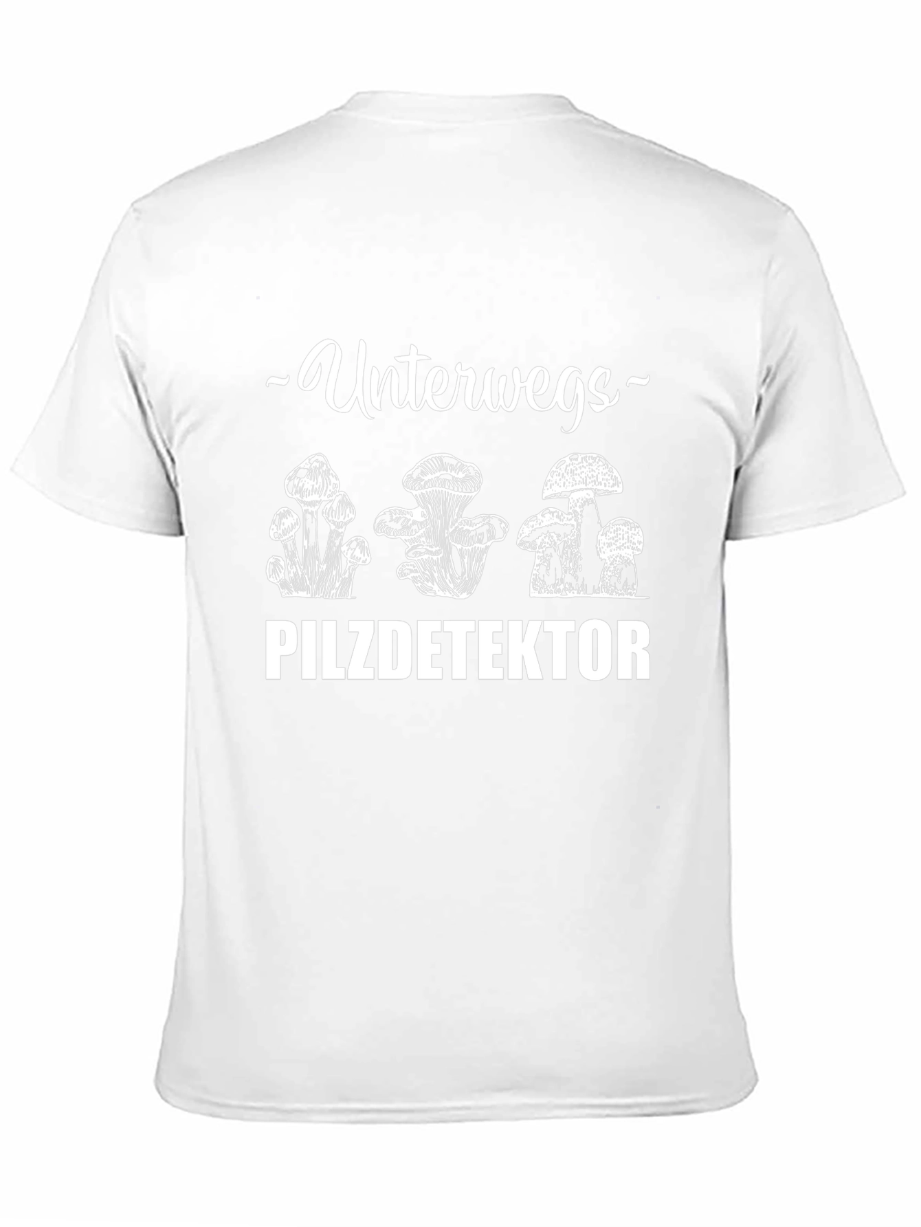 Black Pilzdetektor Mushroom Hunter Graphic Tee view 11