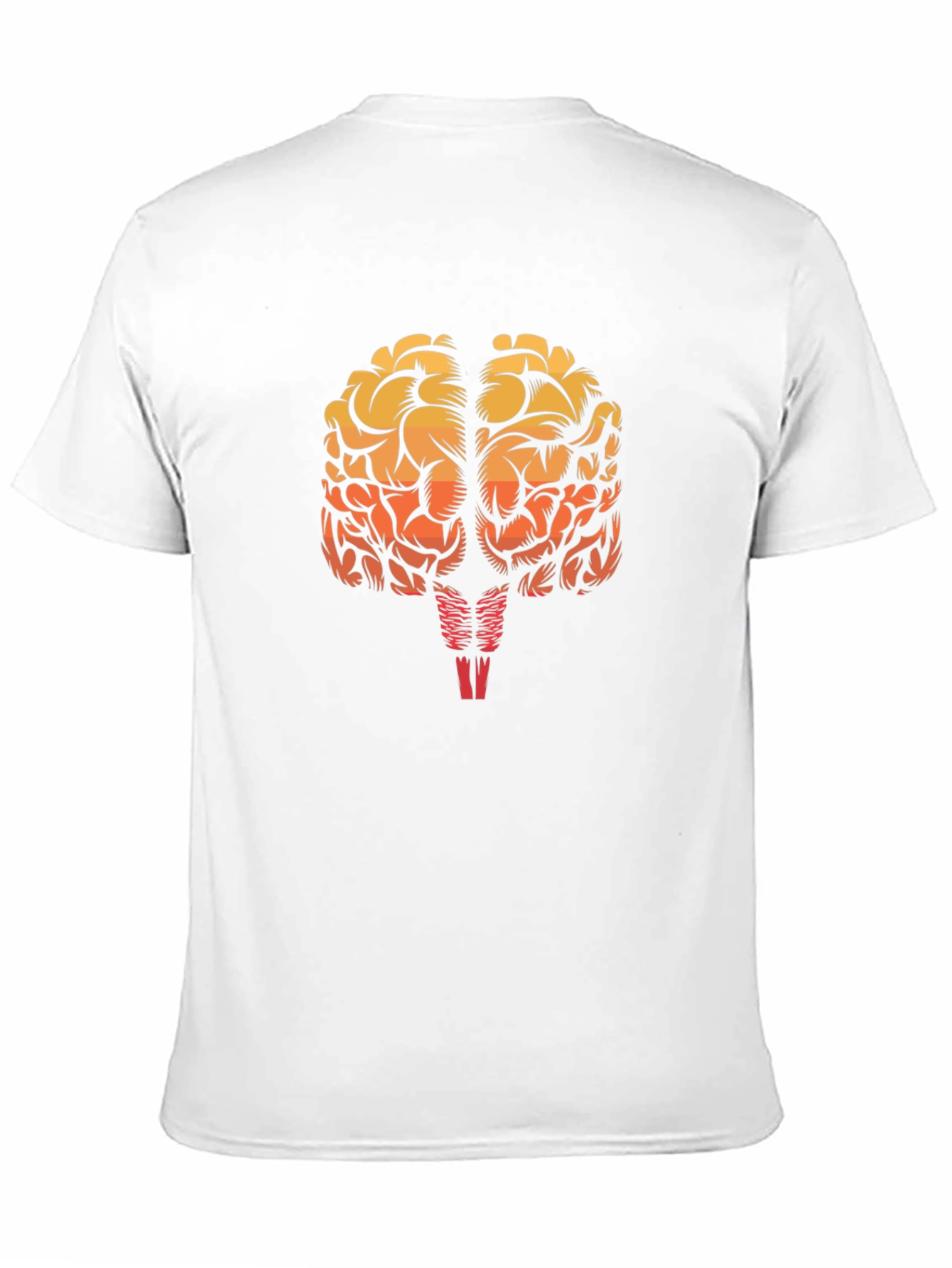 Black Brain Graphic Black T-Shirt - Smart & Stylish view 11