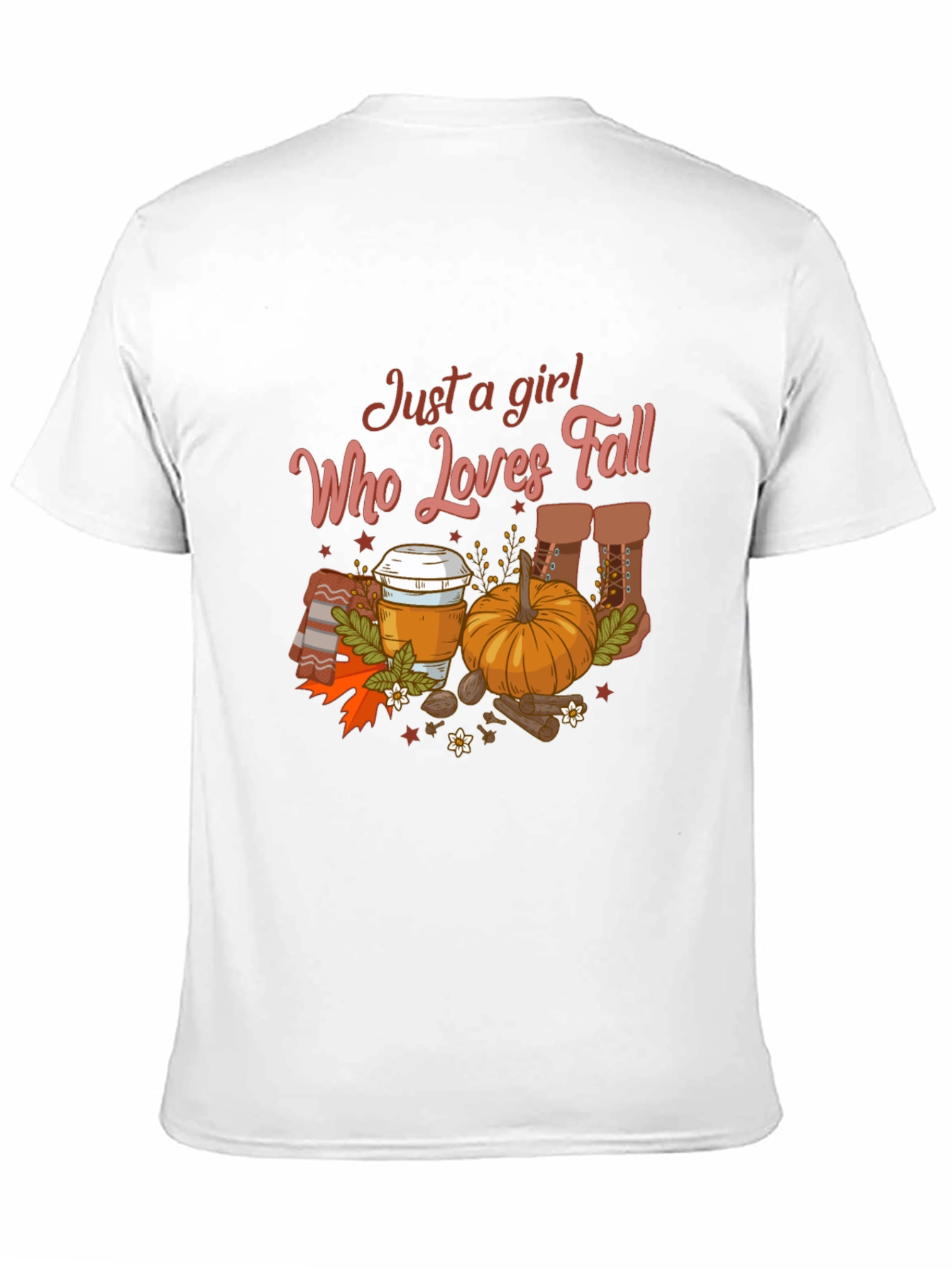 Just a Girl Who Loves Fall T-Shirt - 11