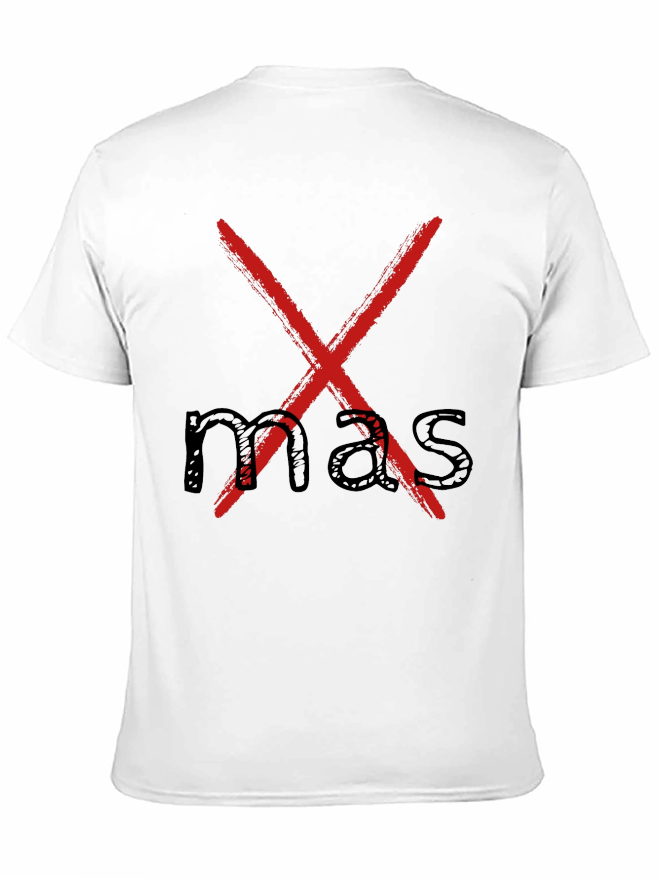 Black Red X Over 'Mas' Graphic T-Shirt - Casual Menswear view 11