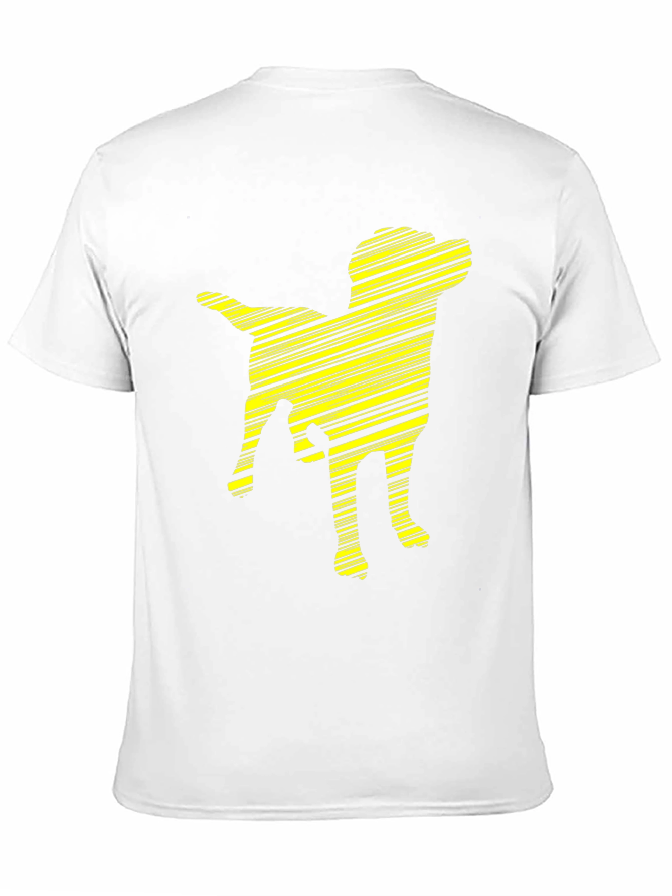 Black Dog Graphic Tee - Black Cotton Blend Casual Shirt view 11