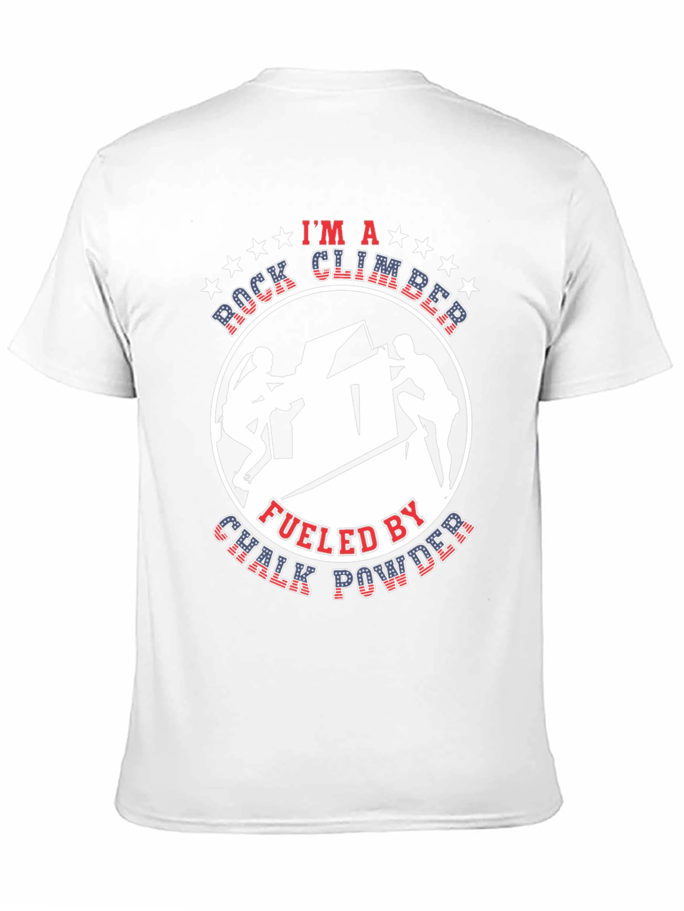 Black Rock Climber Chalk Powder Graphic Tee view 11