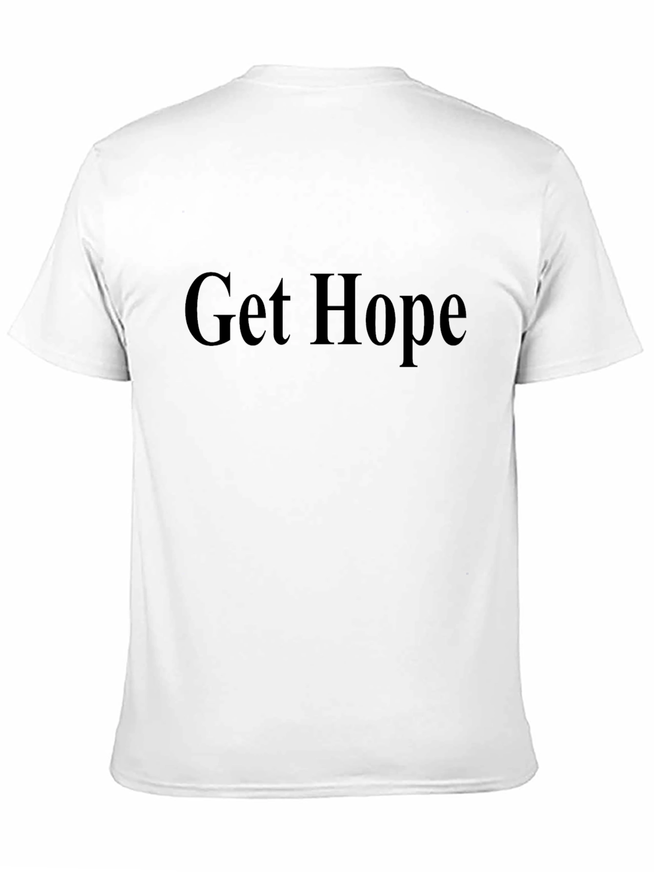 Black Get Hope T-Shirt - Men's Casual Tee view 11
