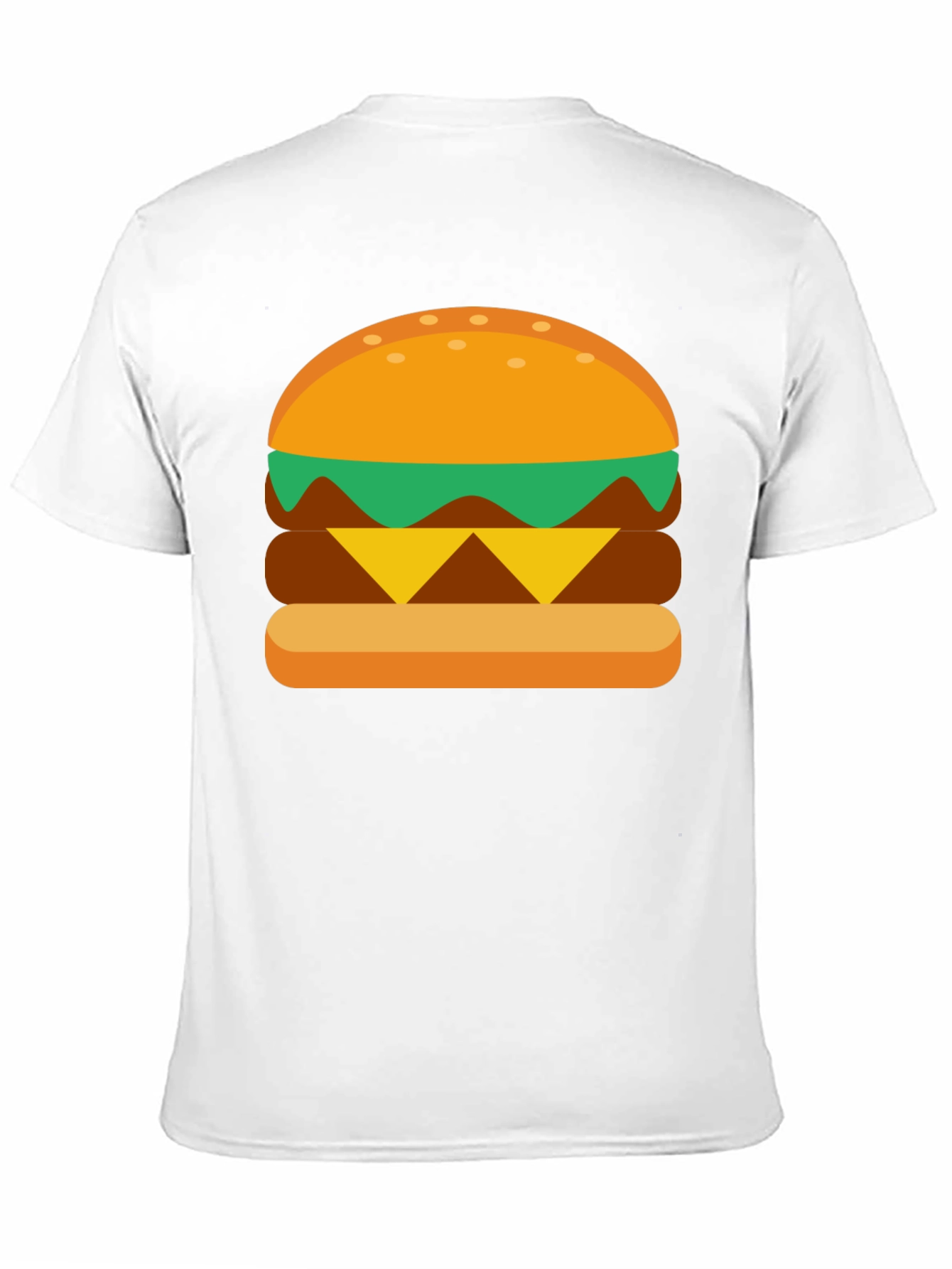 Black Burger Graphic Tee - Casual Cotton T-Shirt view 11
