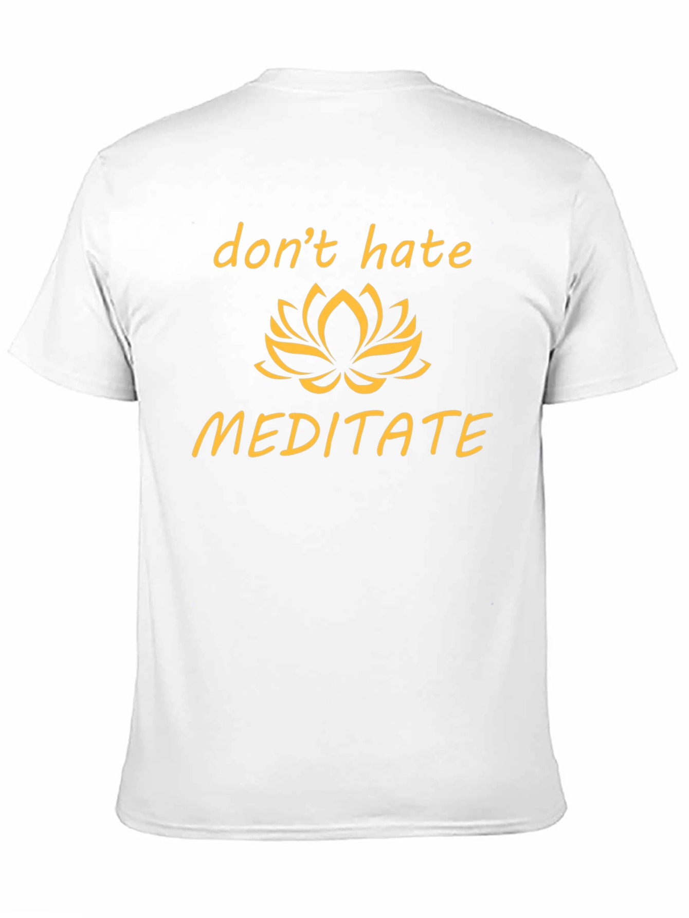 Black Don't Hate Meditate T-Shirt - Black, Graphic Tee view 11