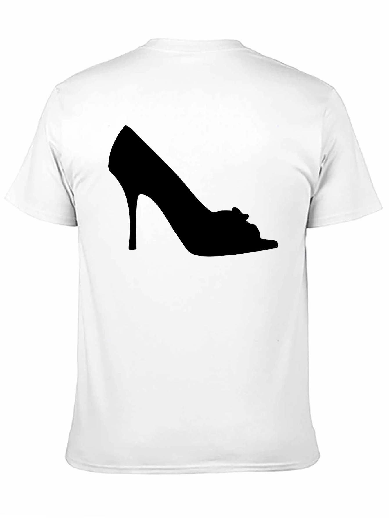 Black High Heel Silhouette T-Shirt view 11