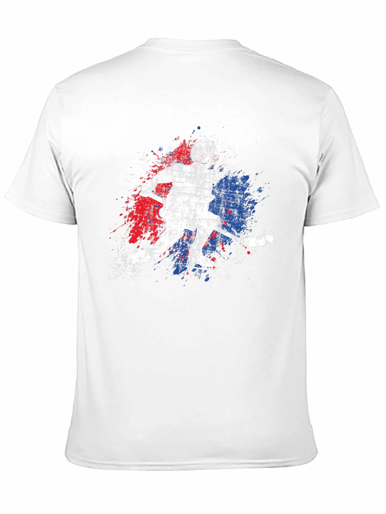 Black Hockey Player Graphic Tee - Sporty Style view 11