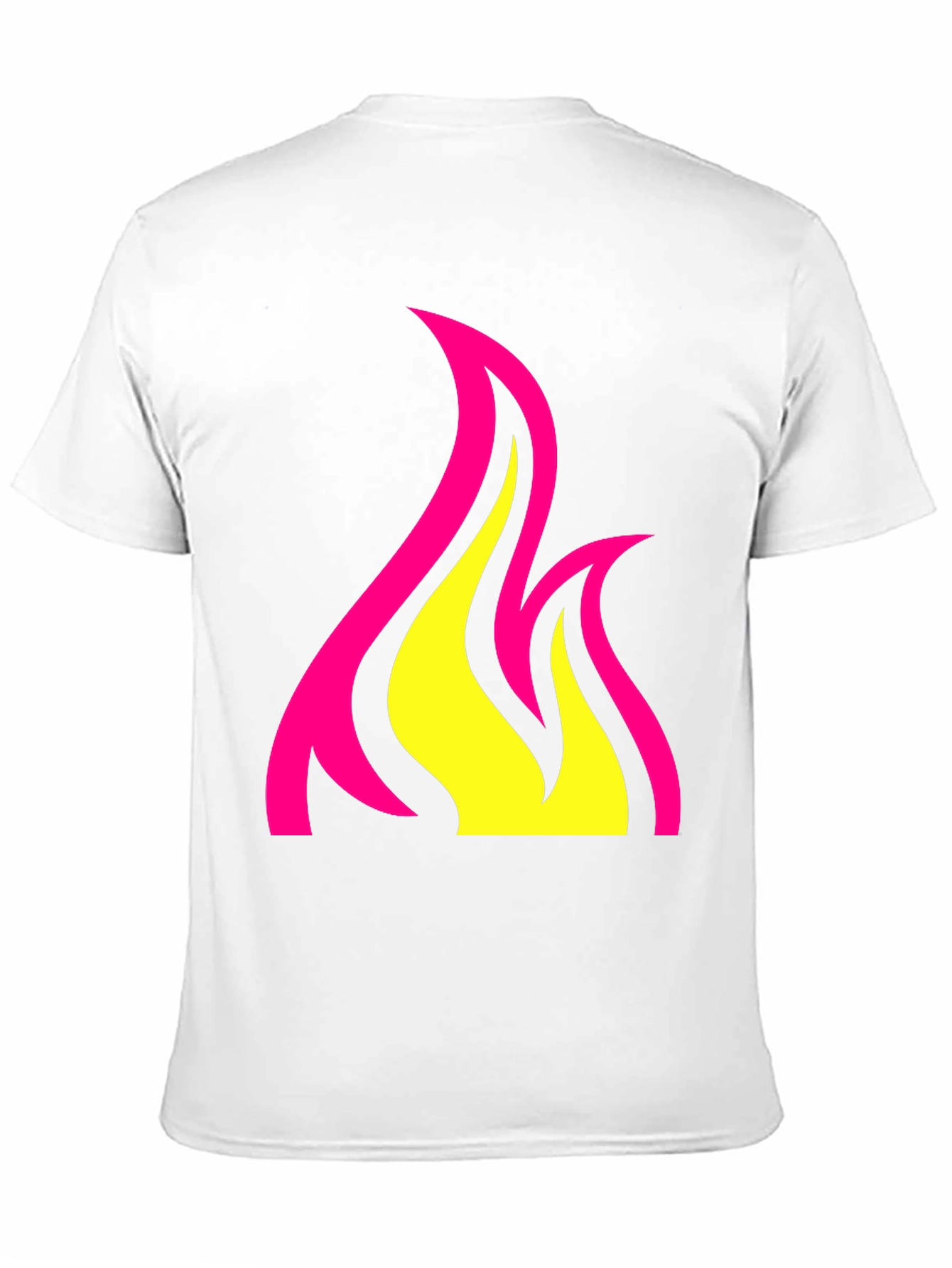 Black Bold Fire Graphic Tee - Black Cotton T-Shirt view 11
