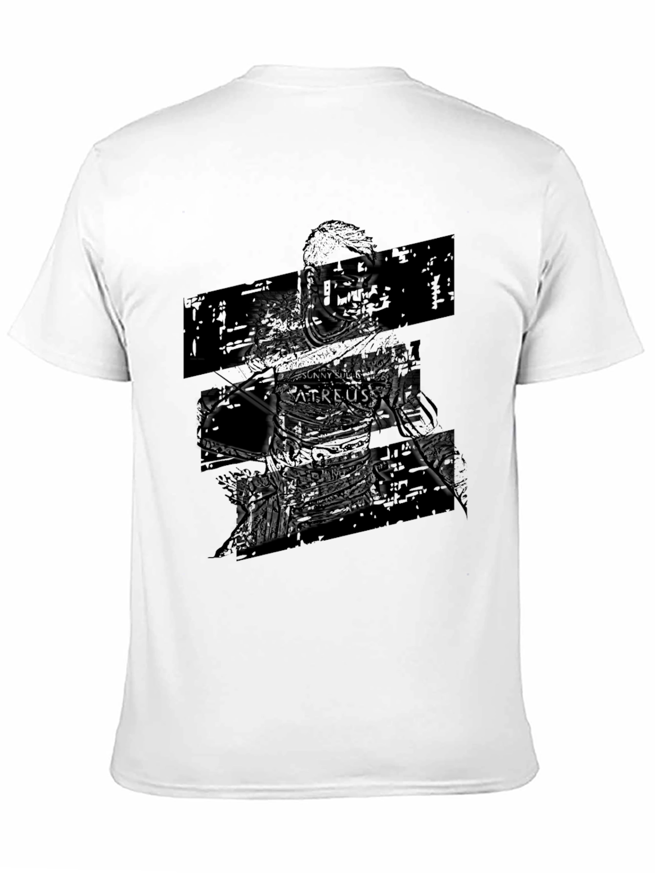 Black Graphic Print Black T-Shirt view 11