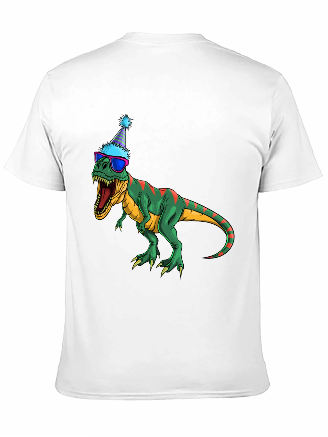 Black Party Dino T-Shirt - Fun & Festive view 11