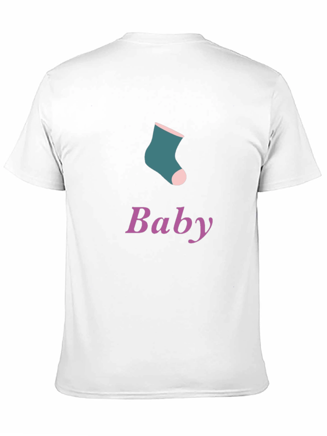Black Baby Sock Graphic Tee - Soft Cotton Blend view 11