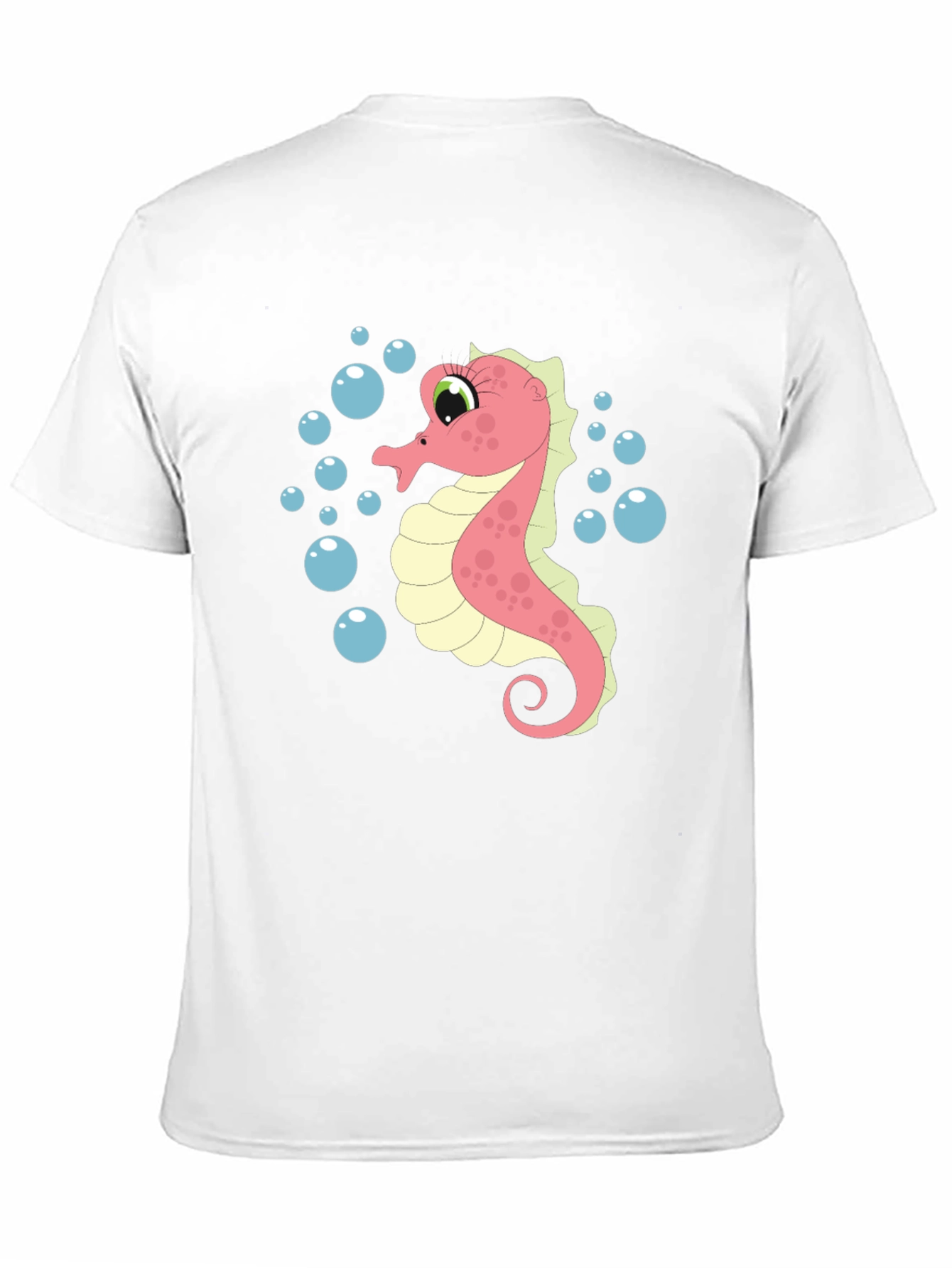 Black Seahorse Graphic T-Shirt - Unique Ocean Life Design view 11