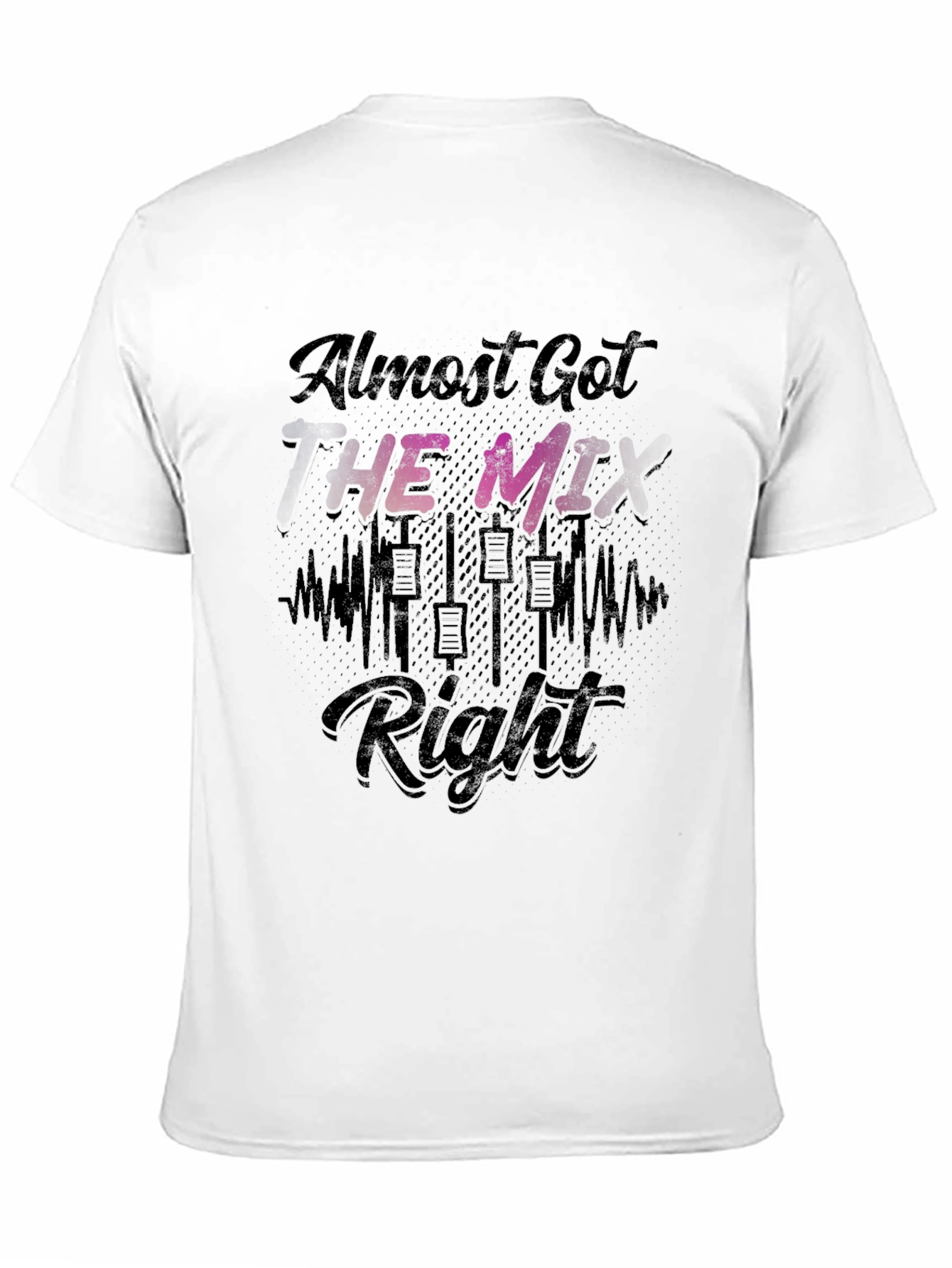 Black Almost Got the Mix Right T-Shirt - Black view 11