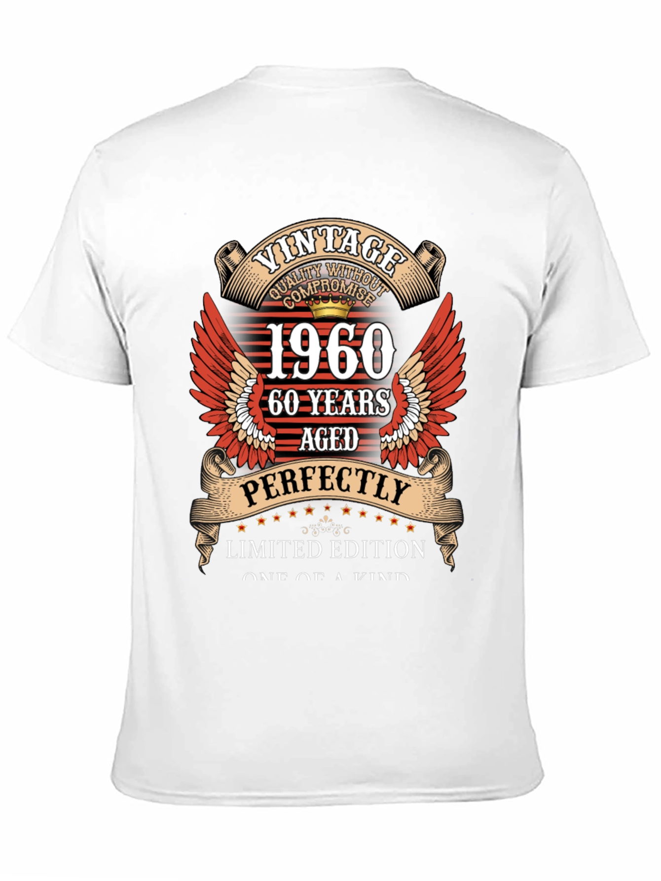Black Vintage 1960 Limited Edition Graphic T-Shirt view 11