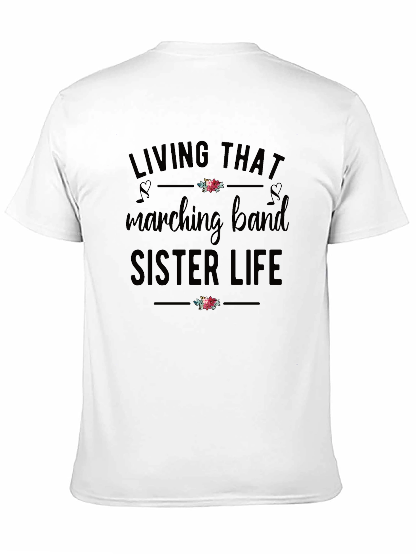 Black Marching Band Sister Life Graphic Tee view 11